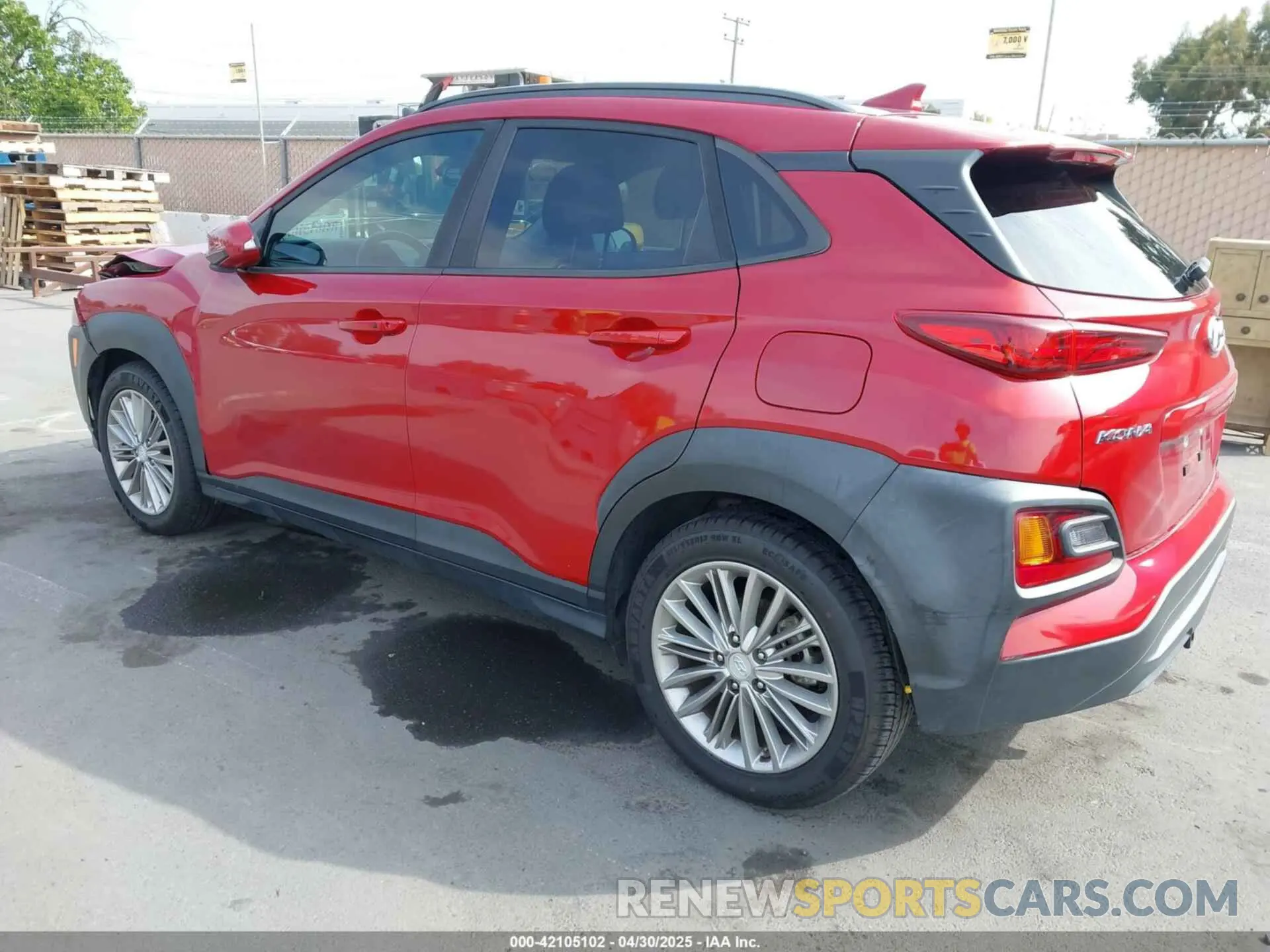 3 Photograph of a damaged car KM8K62AA8KU345357 HYUNDAI KONA 2019