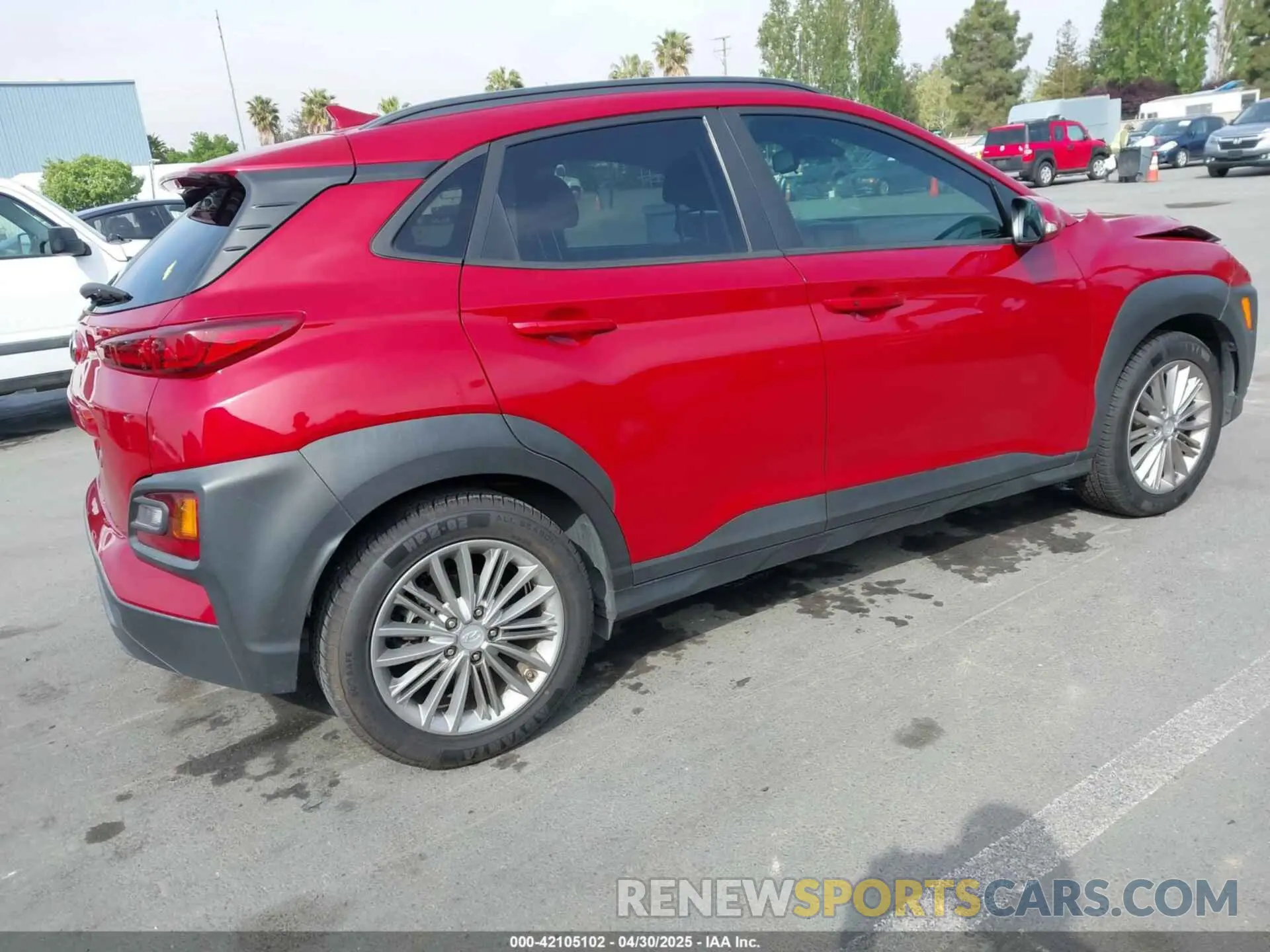 4 Photograph of a damaged car KM8K62AA8KU345357 HYUNDAI KONA 2019