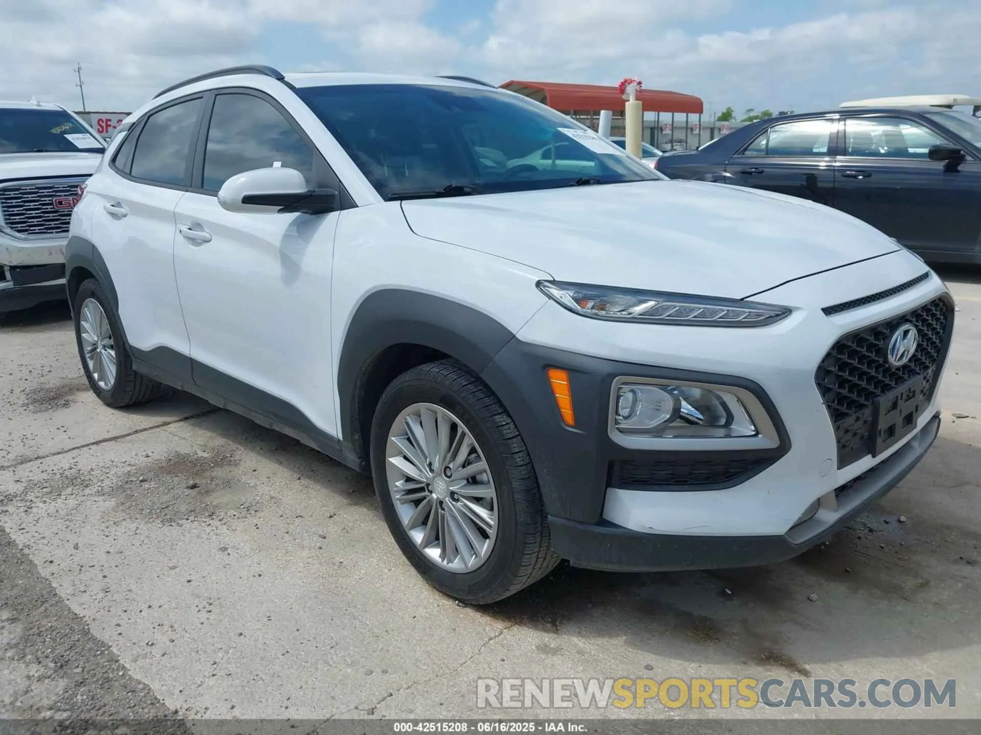 1 Photograph of a damaged car KM8K62AA9KU245087 HYUNDAI KONA 2019