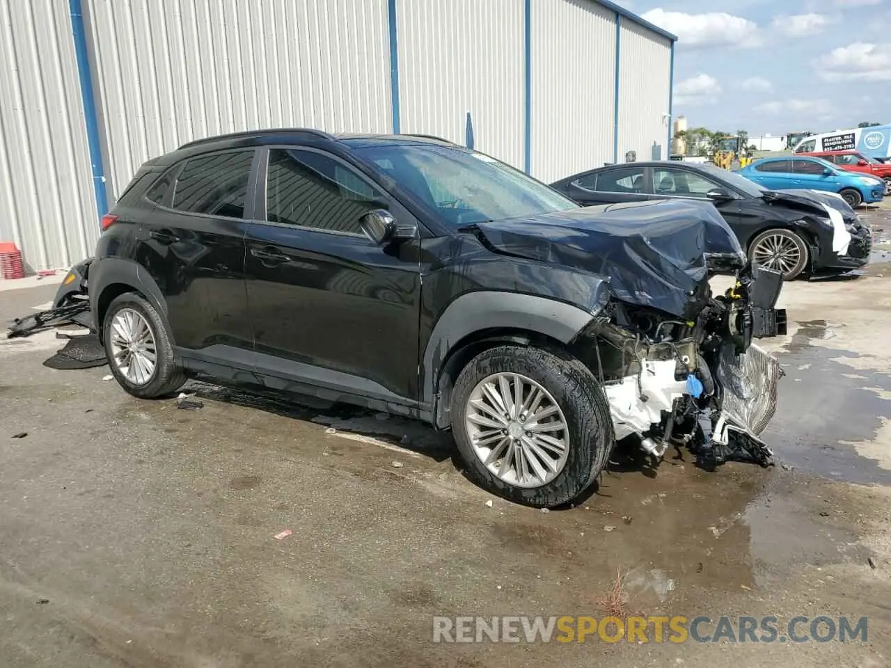 4 Photograph of a damaged car KM8K62AAXKU242554 HYUNDAI KONA 2019