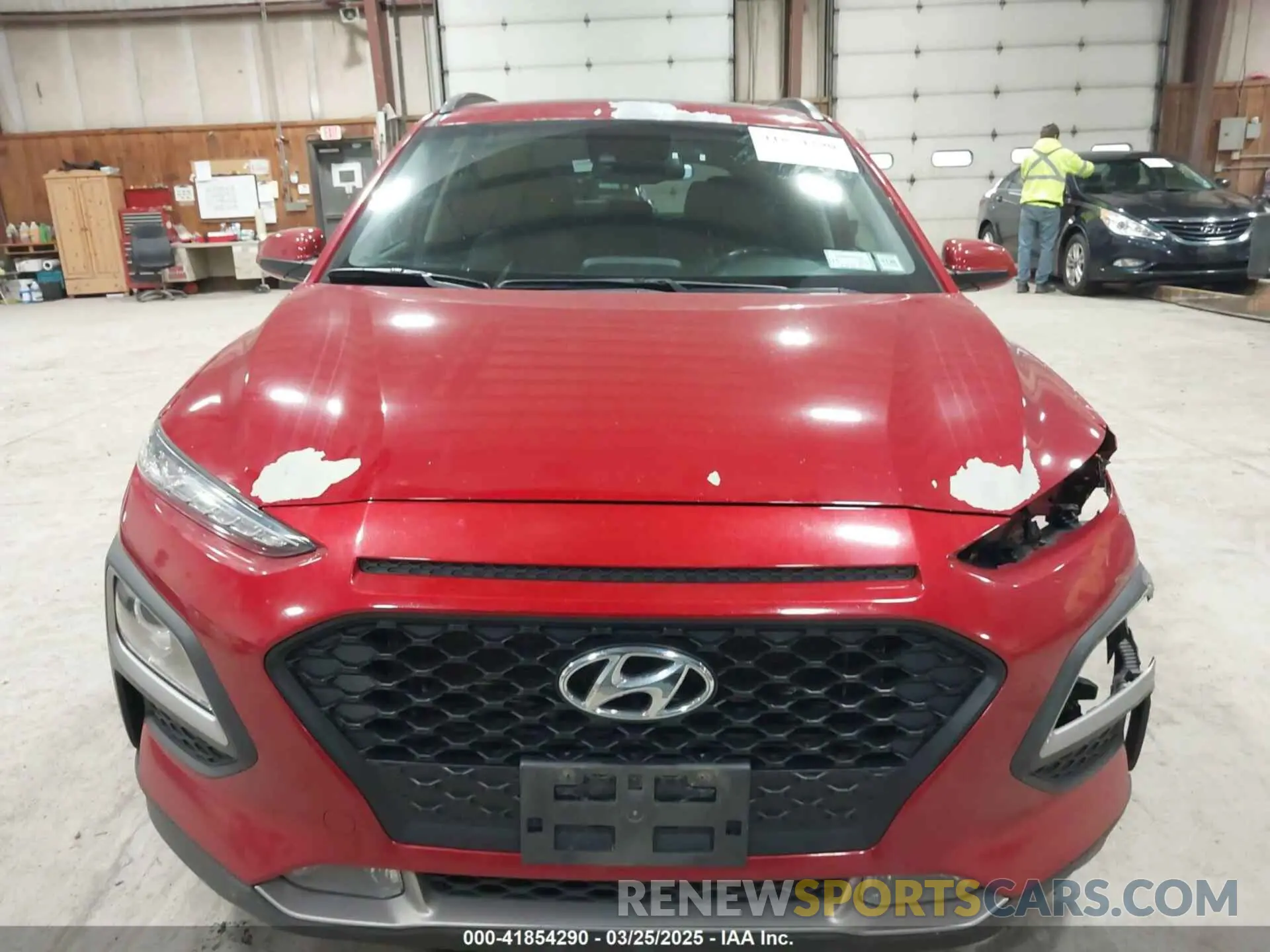 12 Photograph of a damaged car KM8K6CAA1KU383468 HYUNDAI KONA 2019
