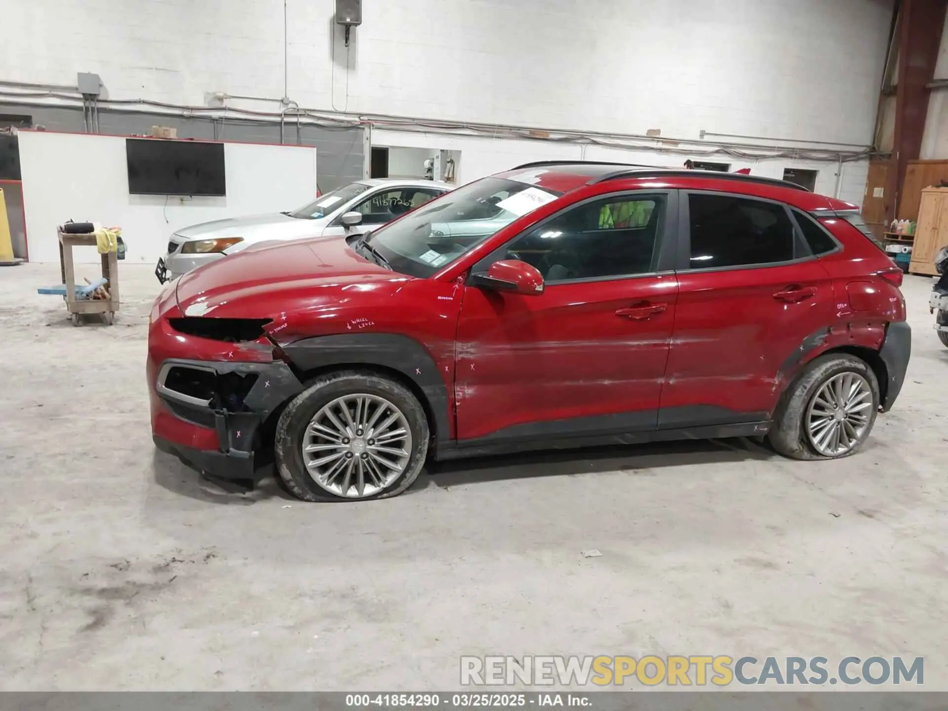 6 Photograph of a damaged car KM8K6CAA1KU383468 HYUNDAI KONA 2019