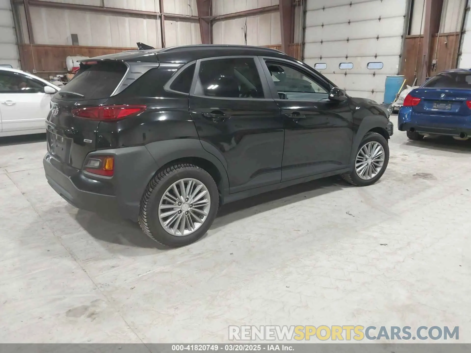 4 Photograph of a damaged car KM8K6CAA4KU382976 HYUNDAI KONA 2019