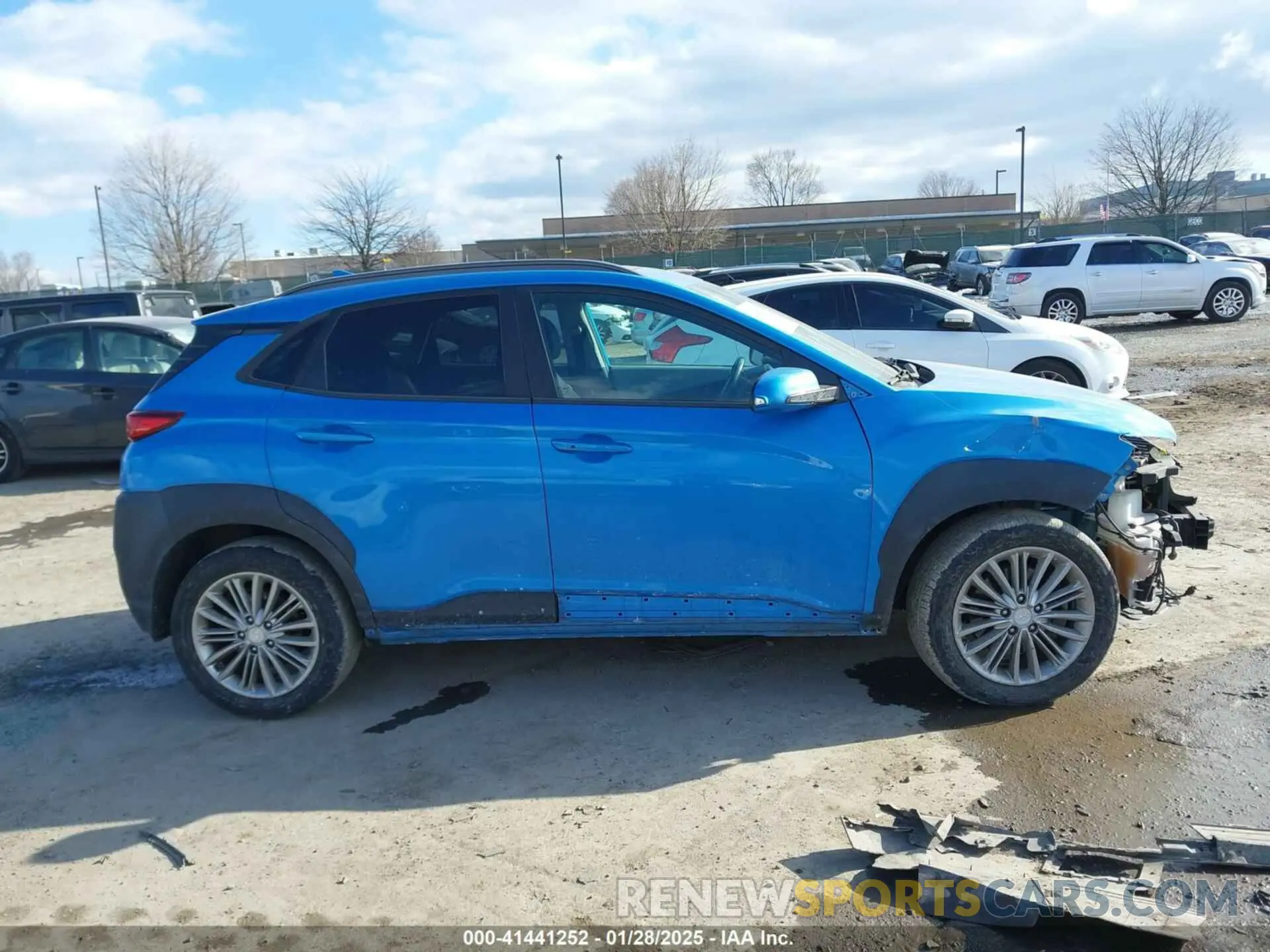12 Photograph of a damaged car KM8K6CAA5KU242029 HYUNDAI KONA 2019
