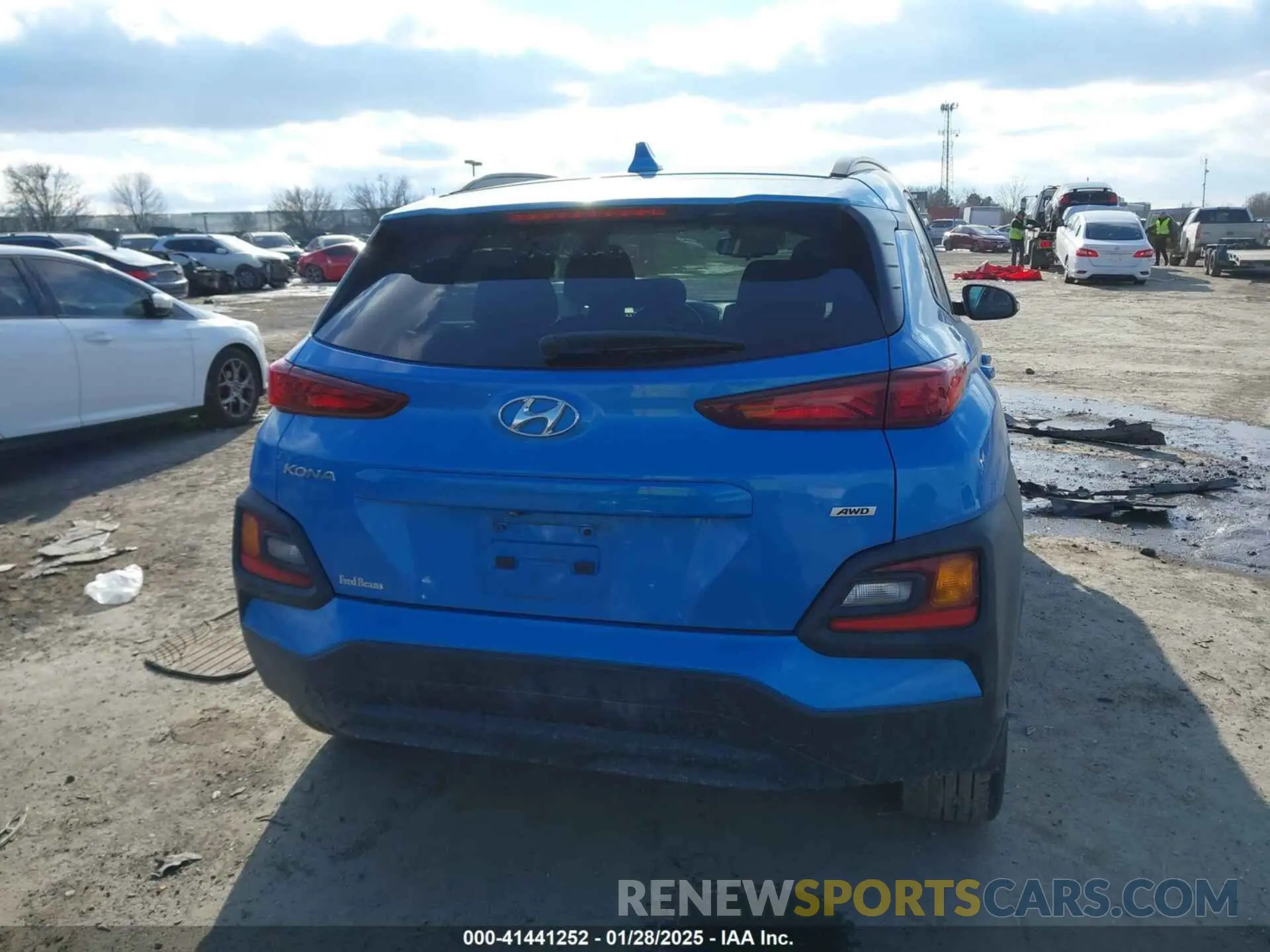 15 Photograph of a damaged car KM8K6CAA5KU242029 HYUNDAI KONA 2019