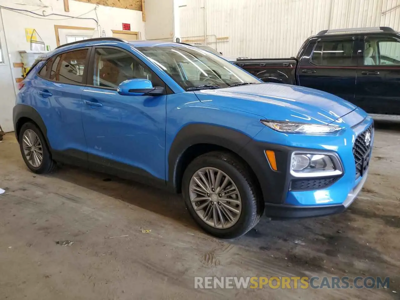 4 Photograph of a damaged car KM8K6CAA6KU255162 HYUNDAI KONA 2019