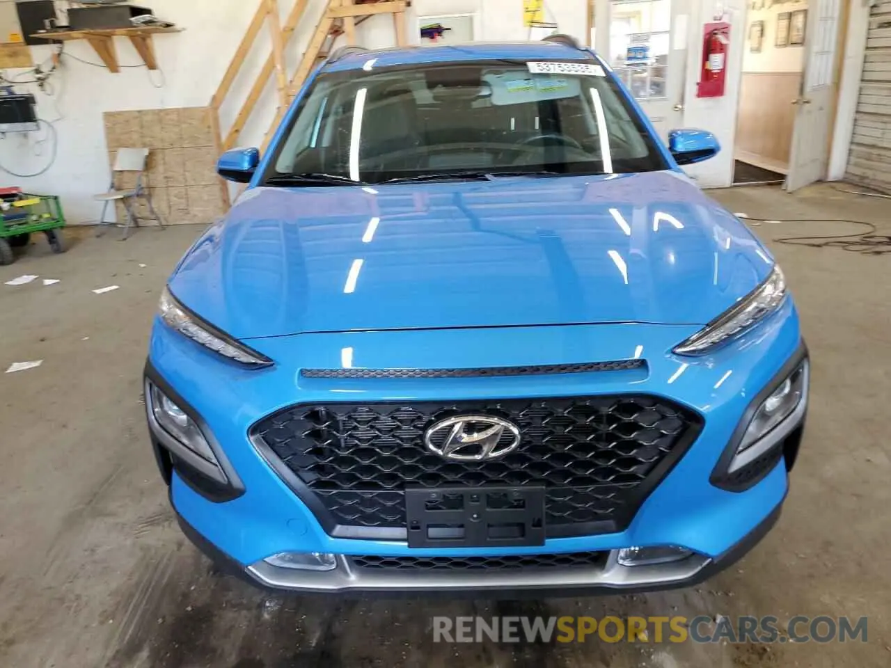 5 Photograph of a damaged car KM8K6CAA6KU255162 HYUNDAI KONA 2019