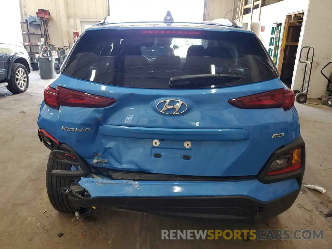 6 Photograph of a damaged car KM8K6CAA6KU255162 HYUNDAI KONA 2019