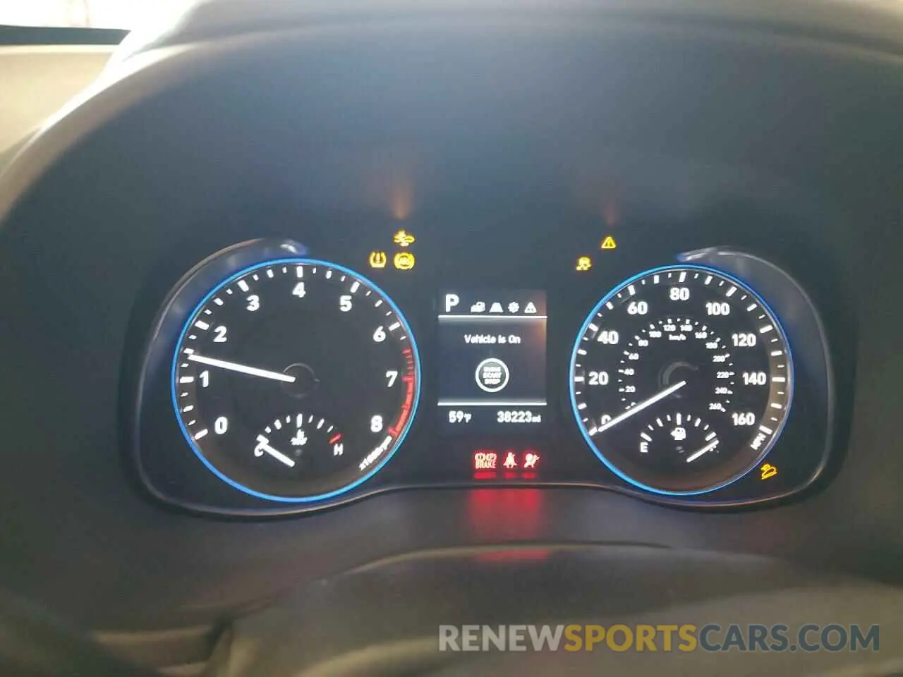 9 Photograph of a damaged car KM8K6CAA6KU255162 HYUNDAI KONA 2019