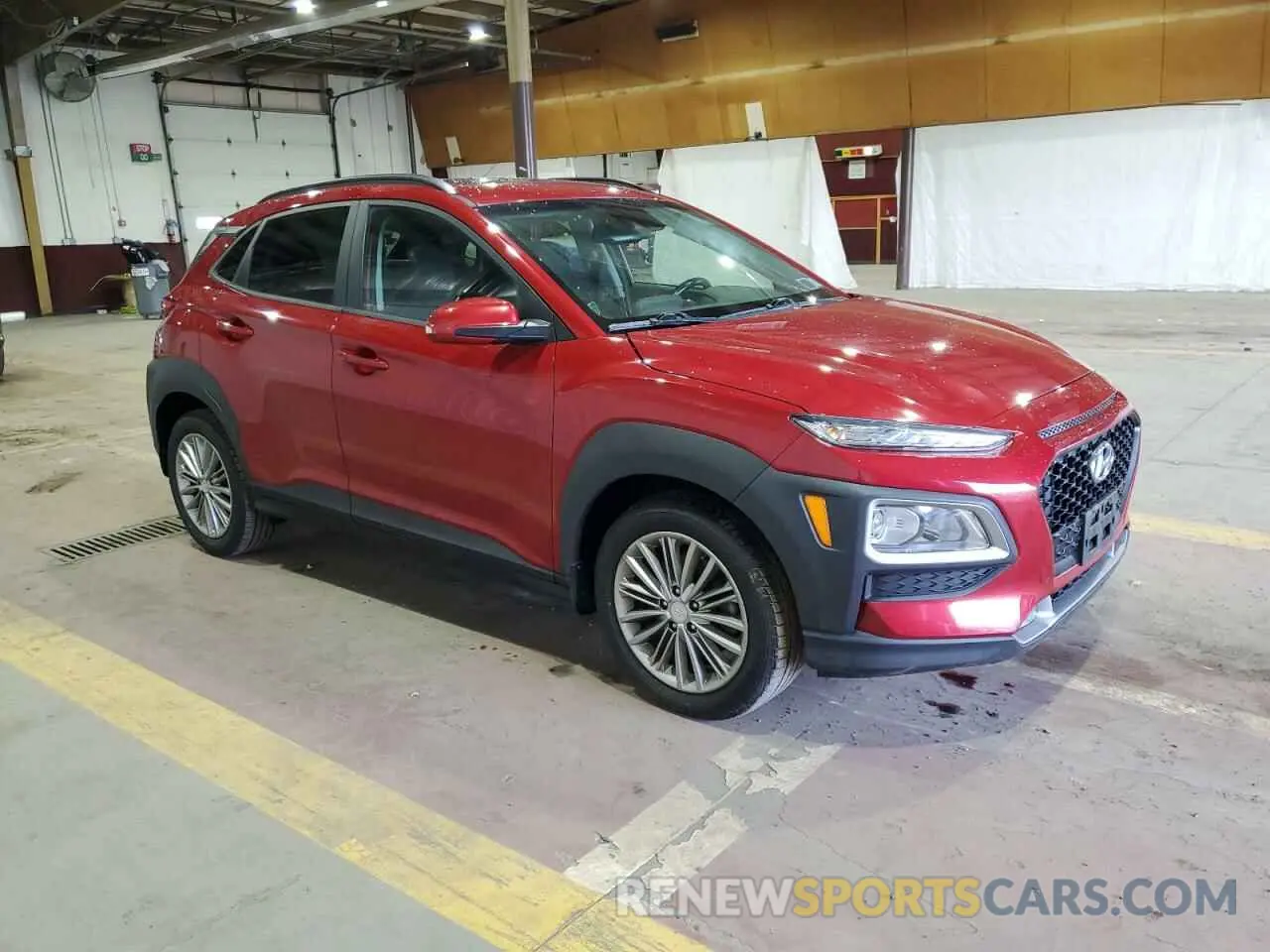 4 Photograph of a damaged car KM8K6CAA6KU257297 HYUNDAI KONA 2019