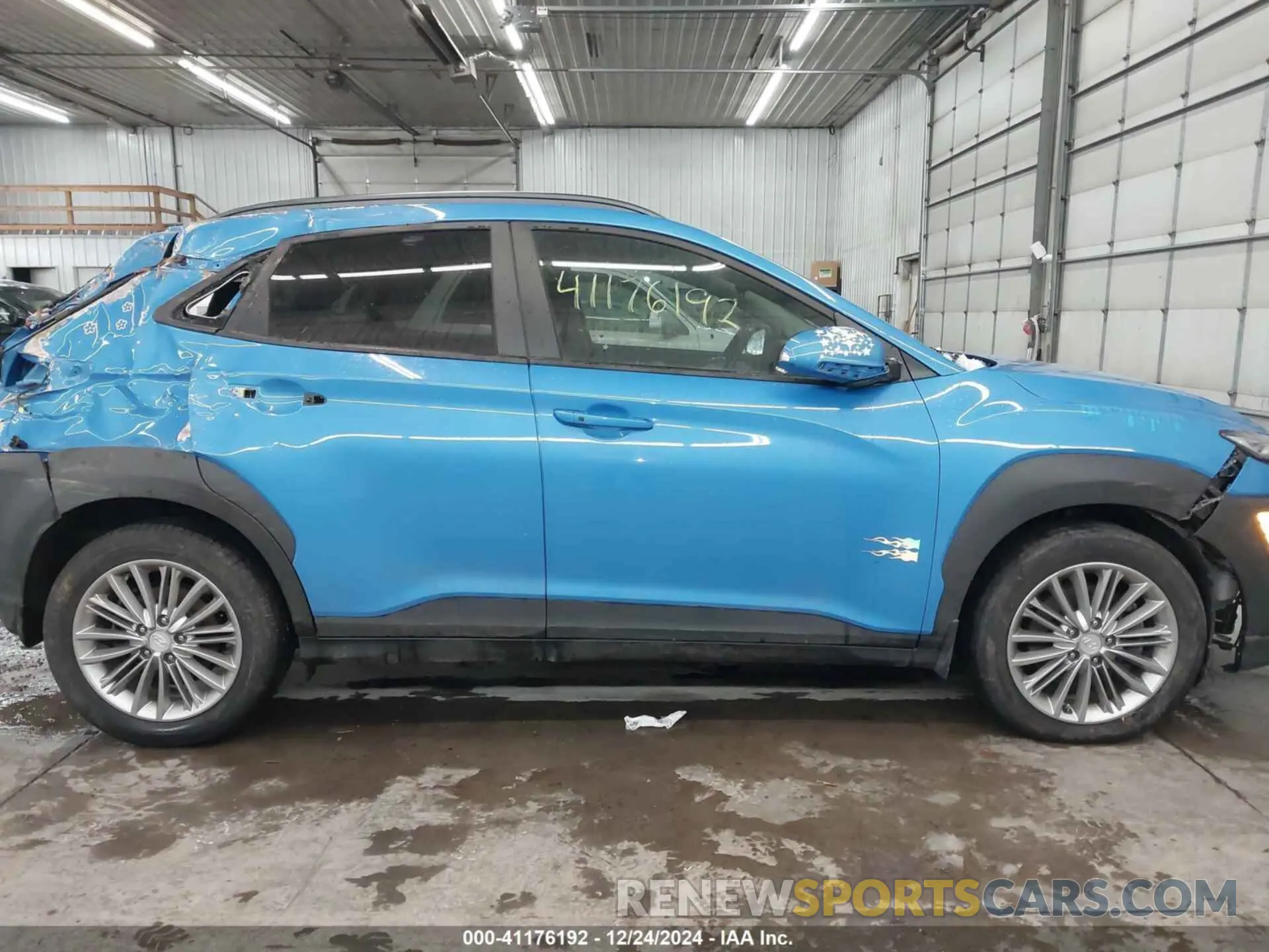 14 Photograph of a damaged car KM8K6CAA6KU359294 HYUNDAI KONA 2019