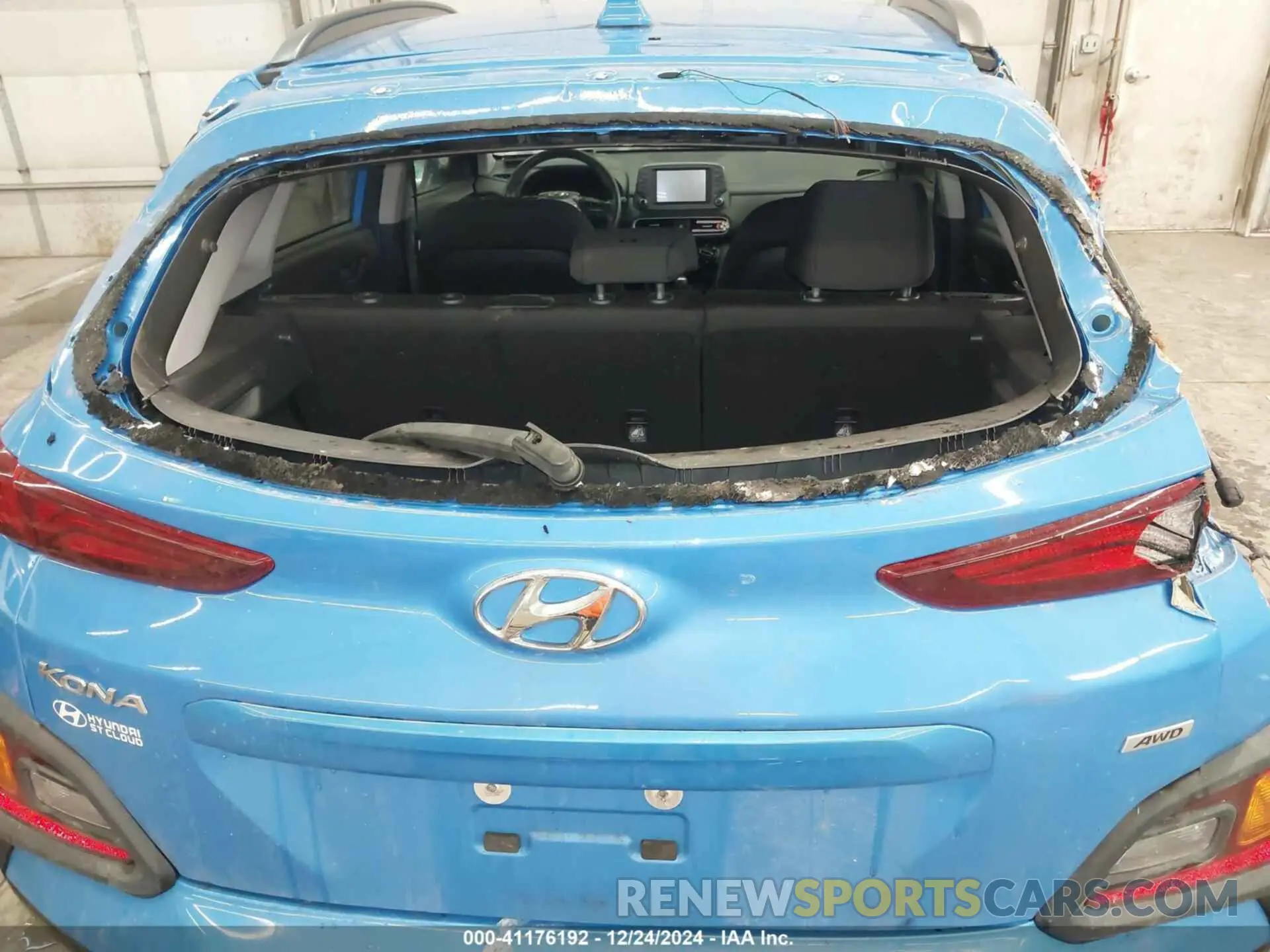 6 Photograph of a damaged car KM8K6CAA6KU359294 HYUNDAI KONA 2019