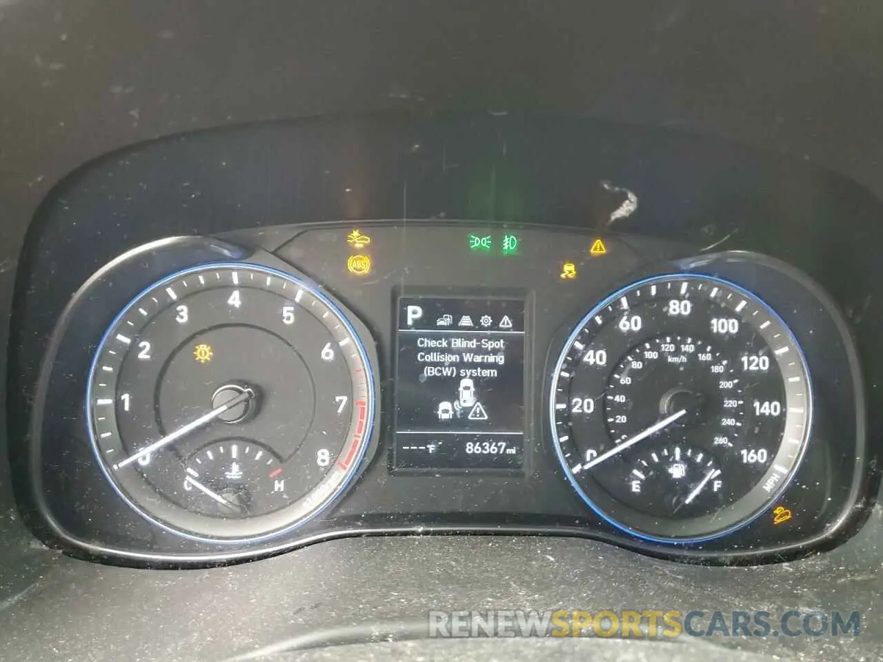 9 Photograph of a damaged car KM8K6CAA7KU254487 HYUNDAI KONA 2019