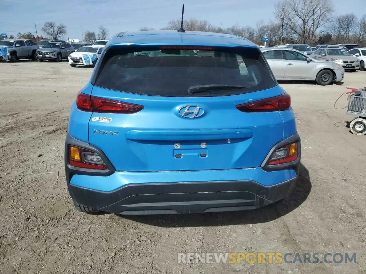 6 Photograph of a damaged car KM8K12AA0LU408452 HYUNDAI KONA 2020