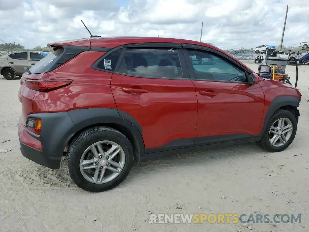 3 Photograph of a damaged car KM8K12AA1LU444649 HYUNDAI KONA 2020