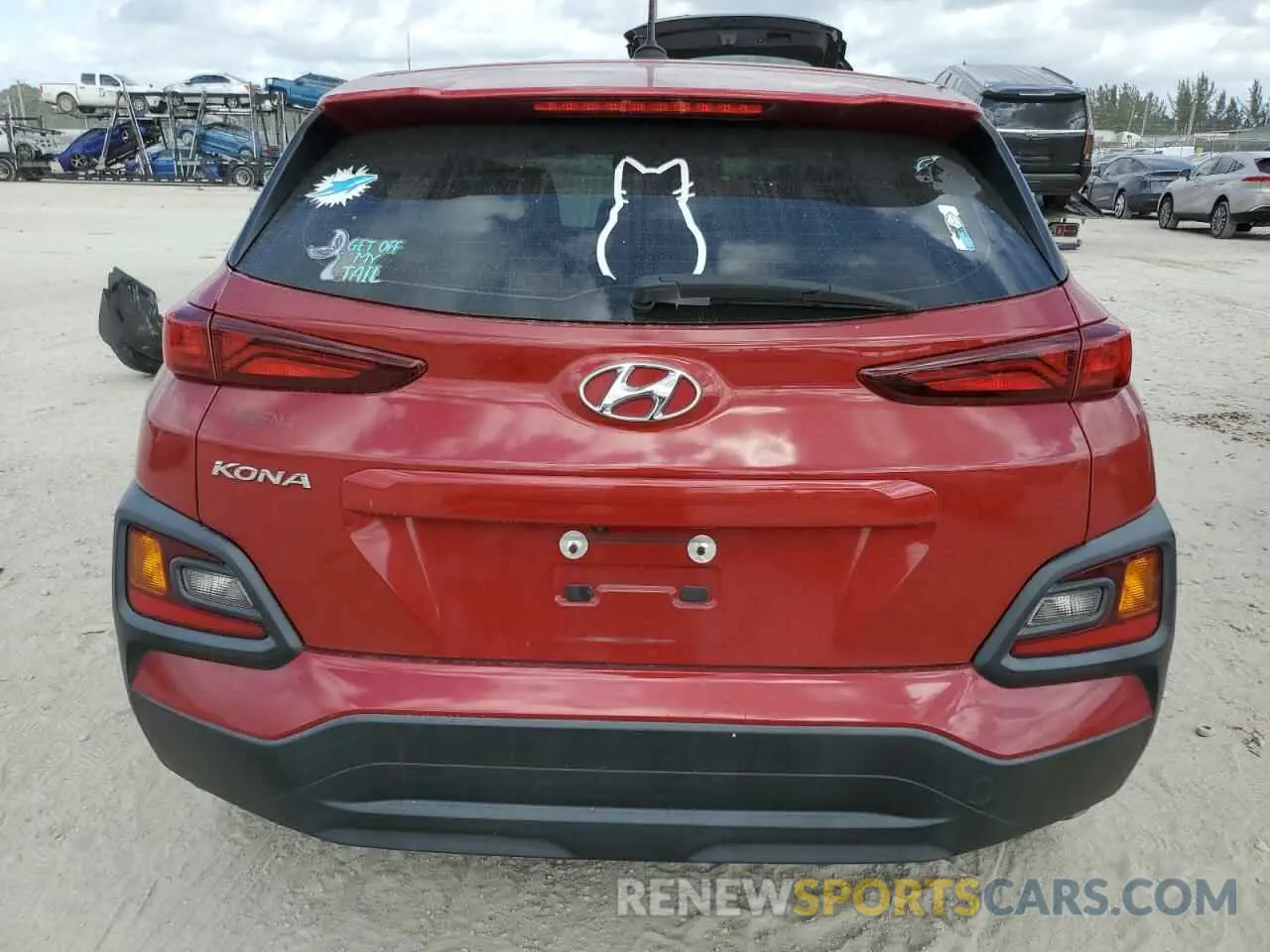 6 Photograph of a damaged car KM8K12AA1LU444649 HYUNDAI KONA 2020