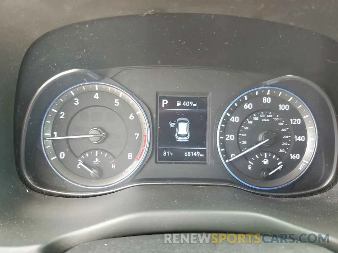 9 Photograph of a damaged car KM8K12AA1LU444649 HYUNDAI KONA 2020