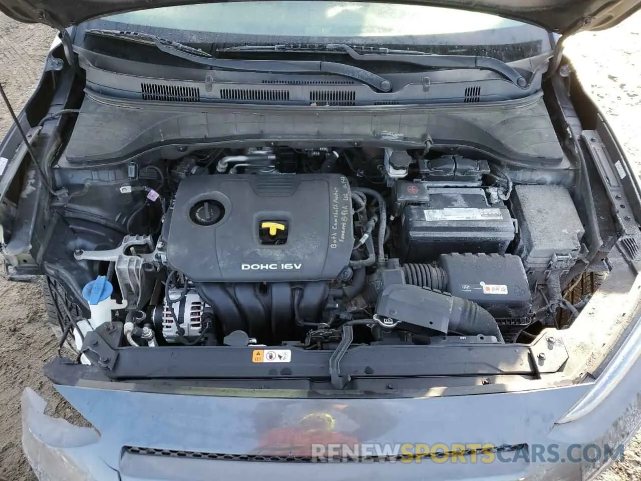 13 Photograph of a damaged car KM8K12AA1LU522962 HYUNDAI KONA 2020