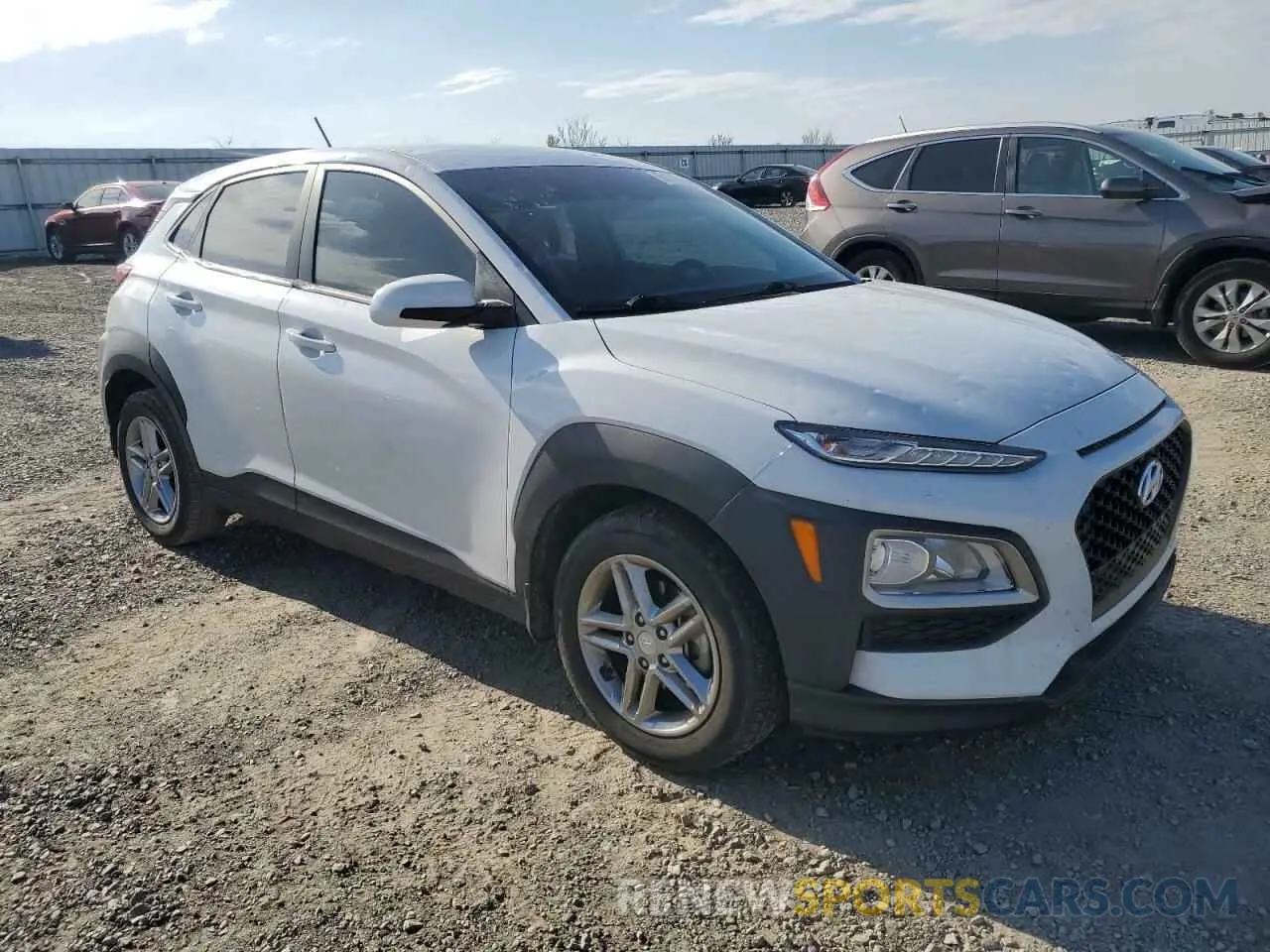 4 Photograph of a damaged car KM8K12AA1LU561423 HYUNDAI KONA 2020