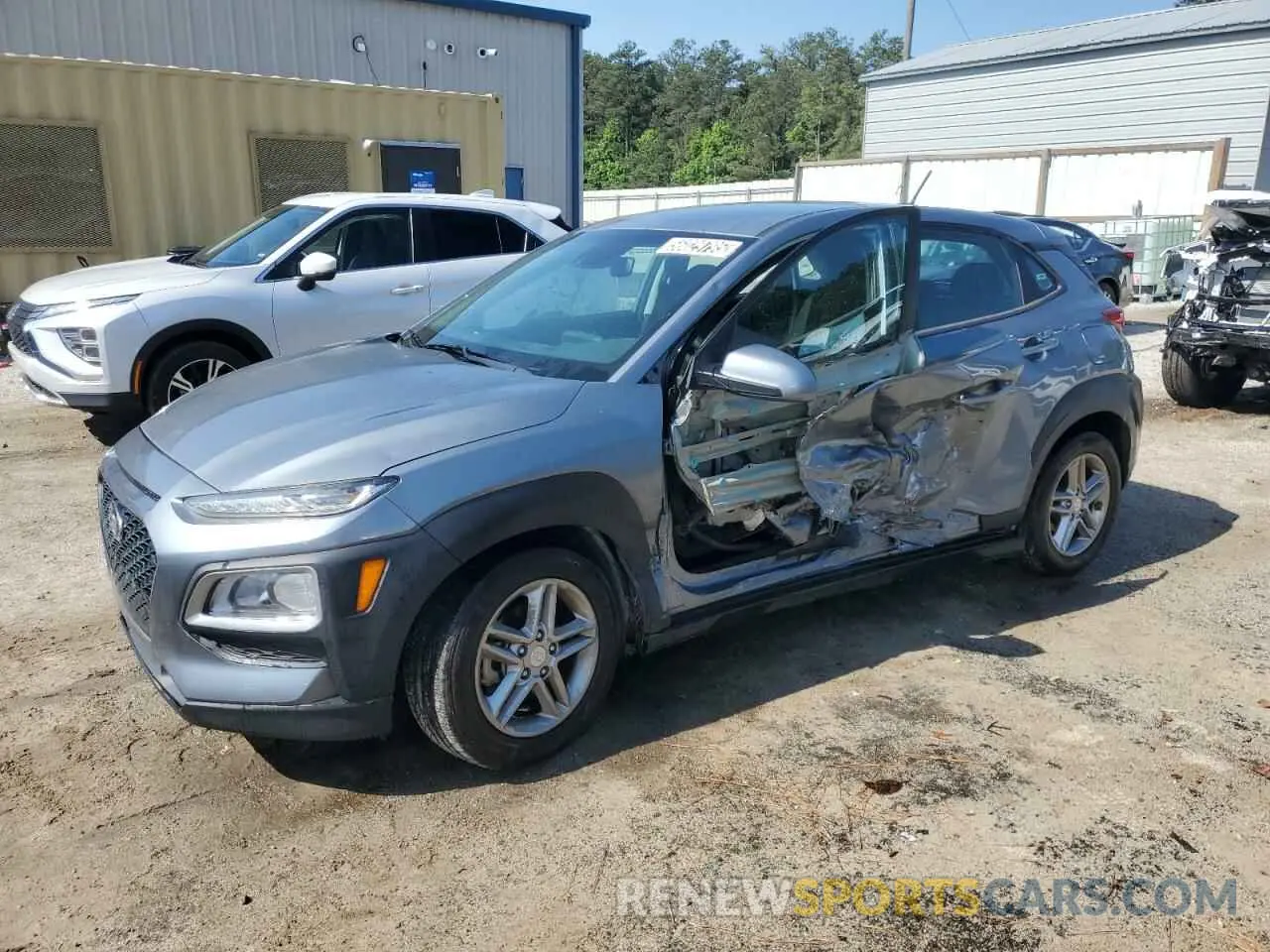 1 Photograph of a damaged car KM8K12AA4LU443673 HYUNDAI KONA 2020