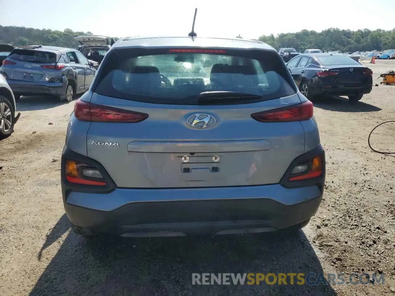 6 Photograph of a damaged car KM8K12AA4LU443673 HYUNDAI KONA 2020