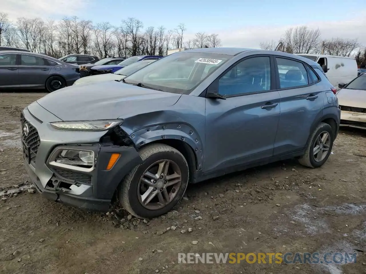 1 Photograph of a damaged car KM8K12AA4LU474843 HYUNDAI KONA 2020