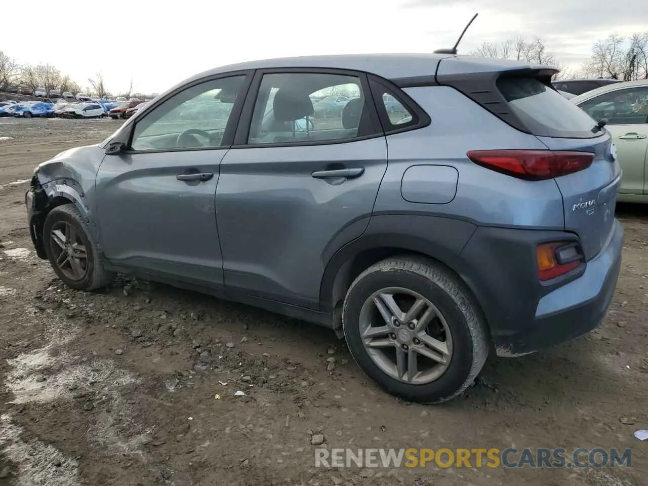 2 Photograph of a damaged car KM8K12AA4LU474843 HYUNDAI KONA 2020