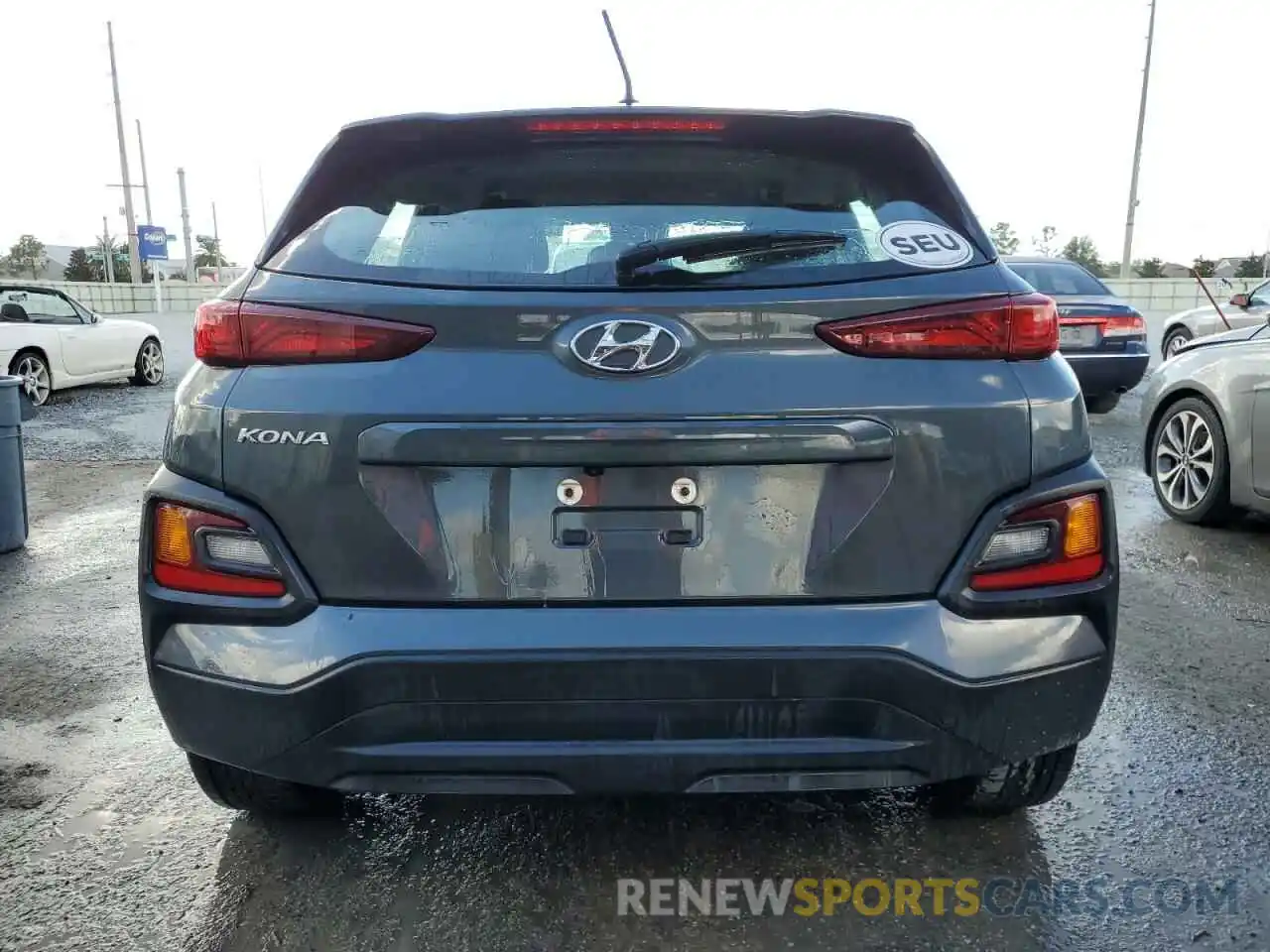 6 Photograph of a damaged car KM8K12AA4LU486698 HYUNDAI KONA 2020