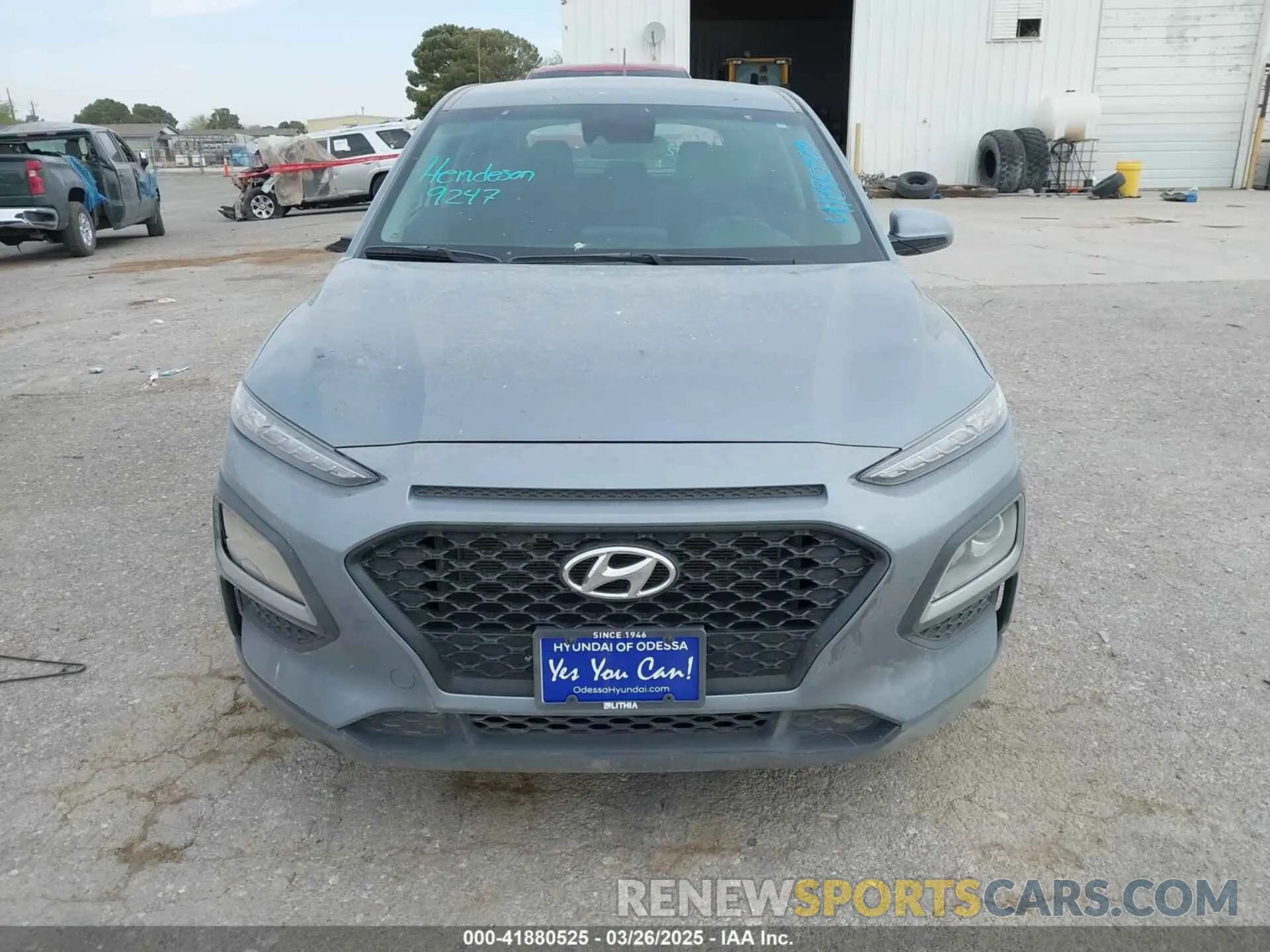 12 Photograph of a damaged car KM8K12AA4LU578409 HYUNDAI KONA 2020
