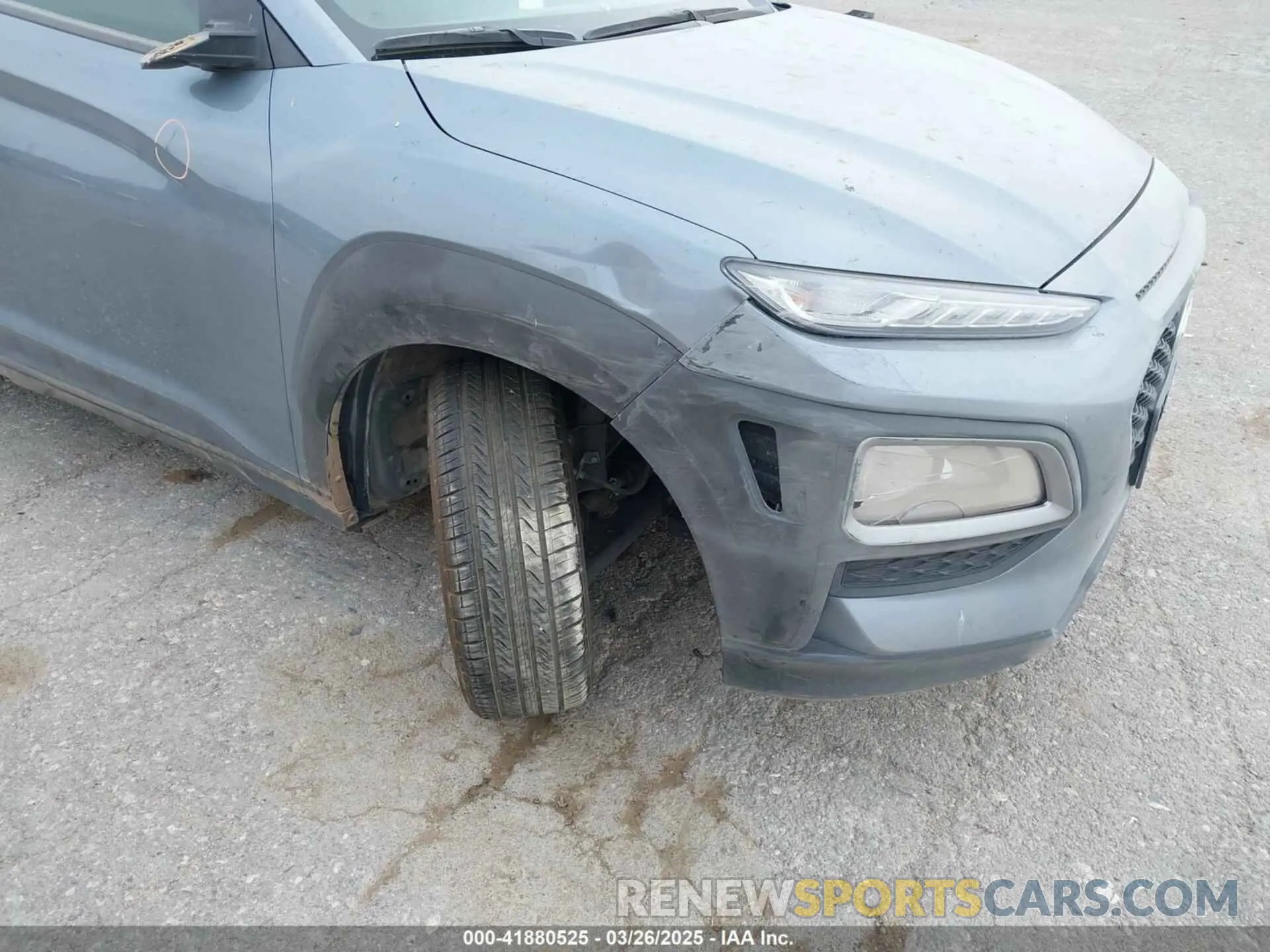 6 Photograph of a damaged car KM8K12AA4LU578409 HYUNDAI KONA 2020