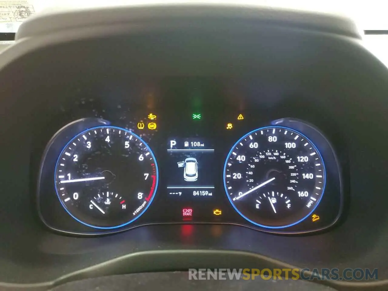 9 Photograph of a damaged car KM8K12AA5LU443746 HYUNDAI KONA 2020