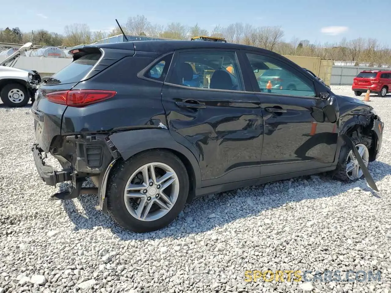 3 Photograph of a damaged car KM8K12AA6LU430973 HYUNDAI KONA 2020