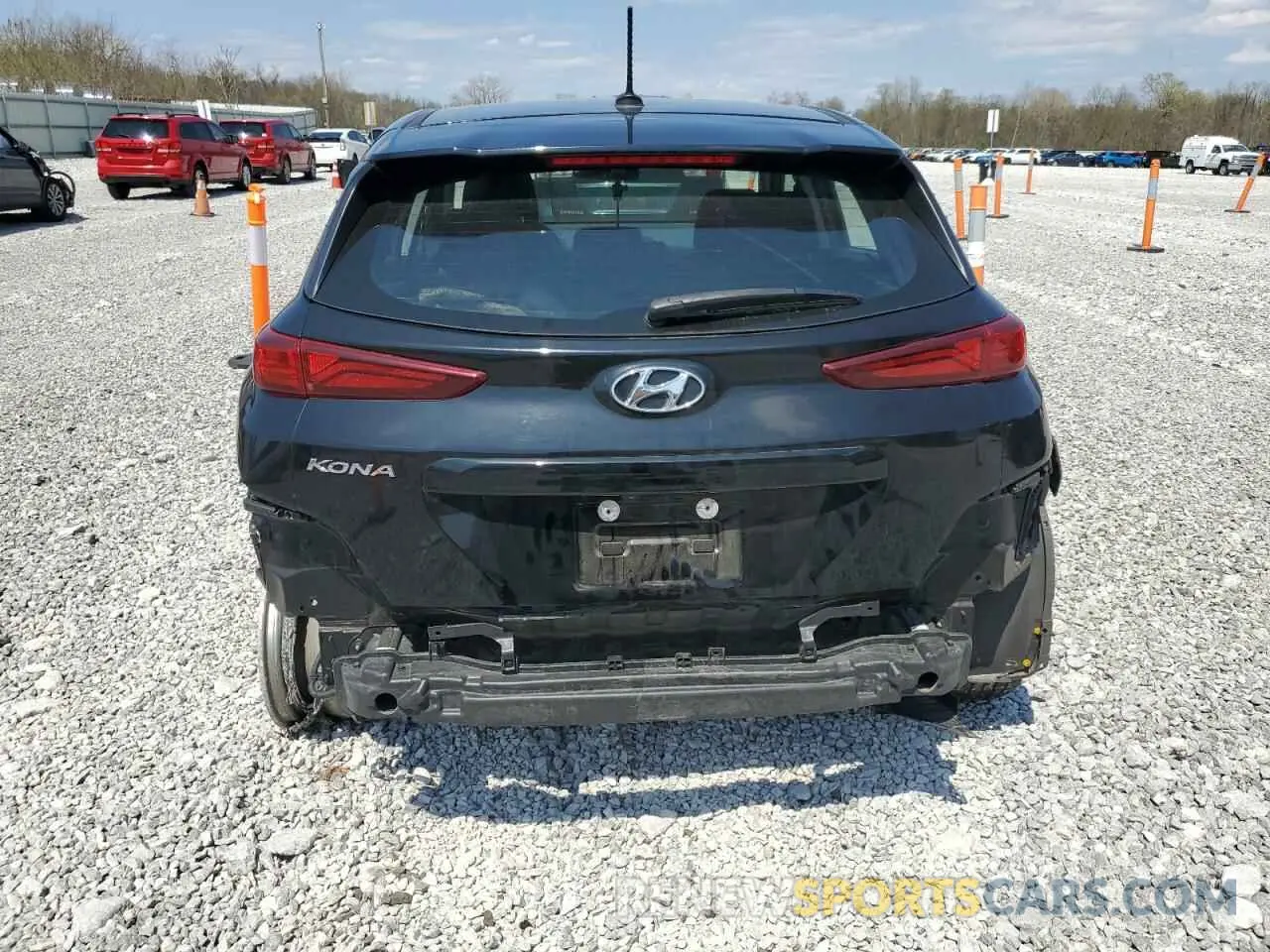 6 Photograph of a damaged car KM8K12AA6LU430973 HYUNDAI KONA 2020
