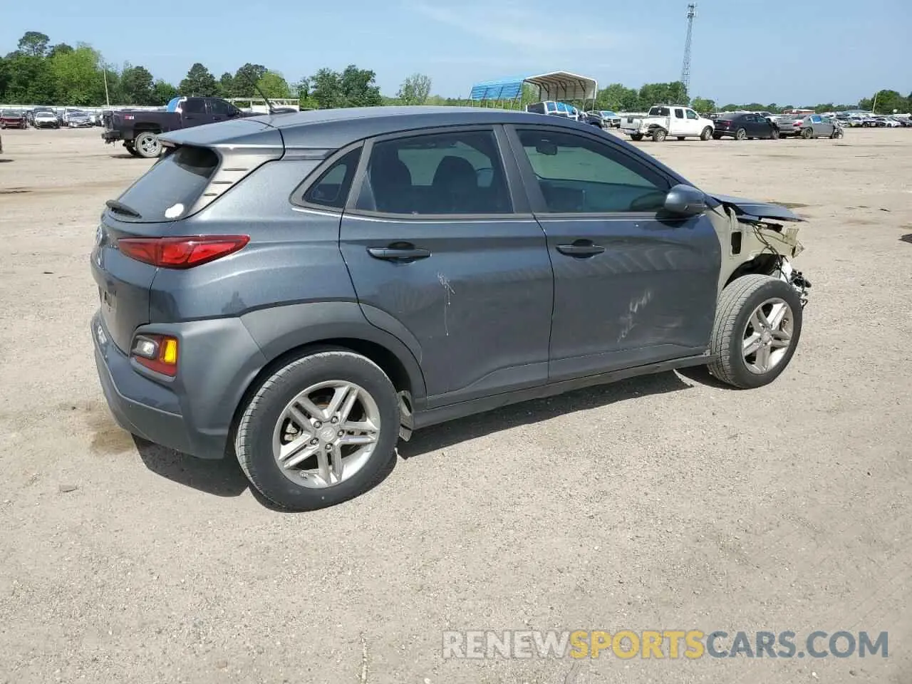 3 Photograph of a damaged car KM8K12AA6LU523069 HYUNDAI KONA 2020