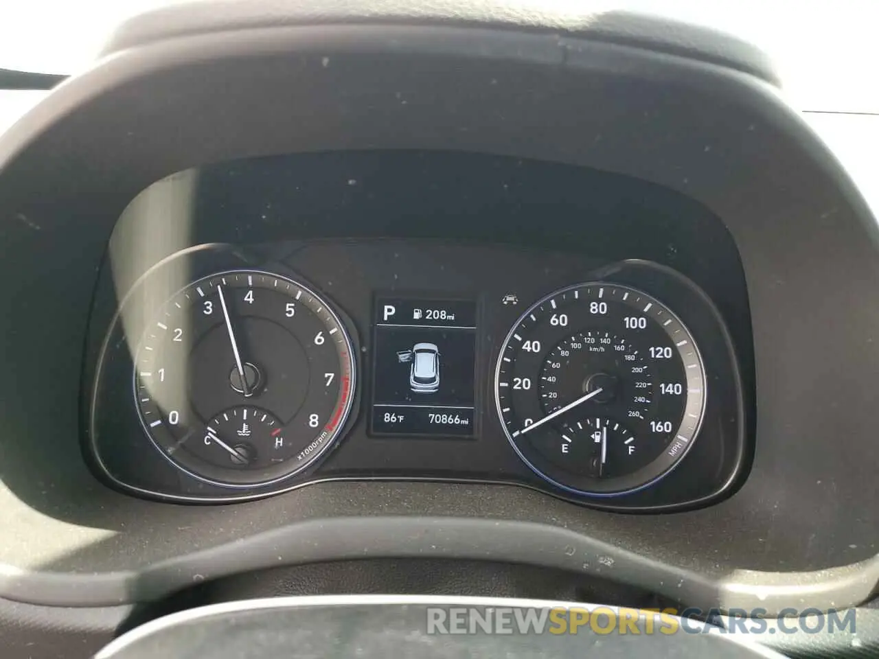 9 Photograph of a damaged car KM8K12AA6LU523069 HYUNDAI KONA 2020