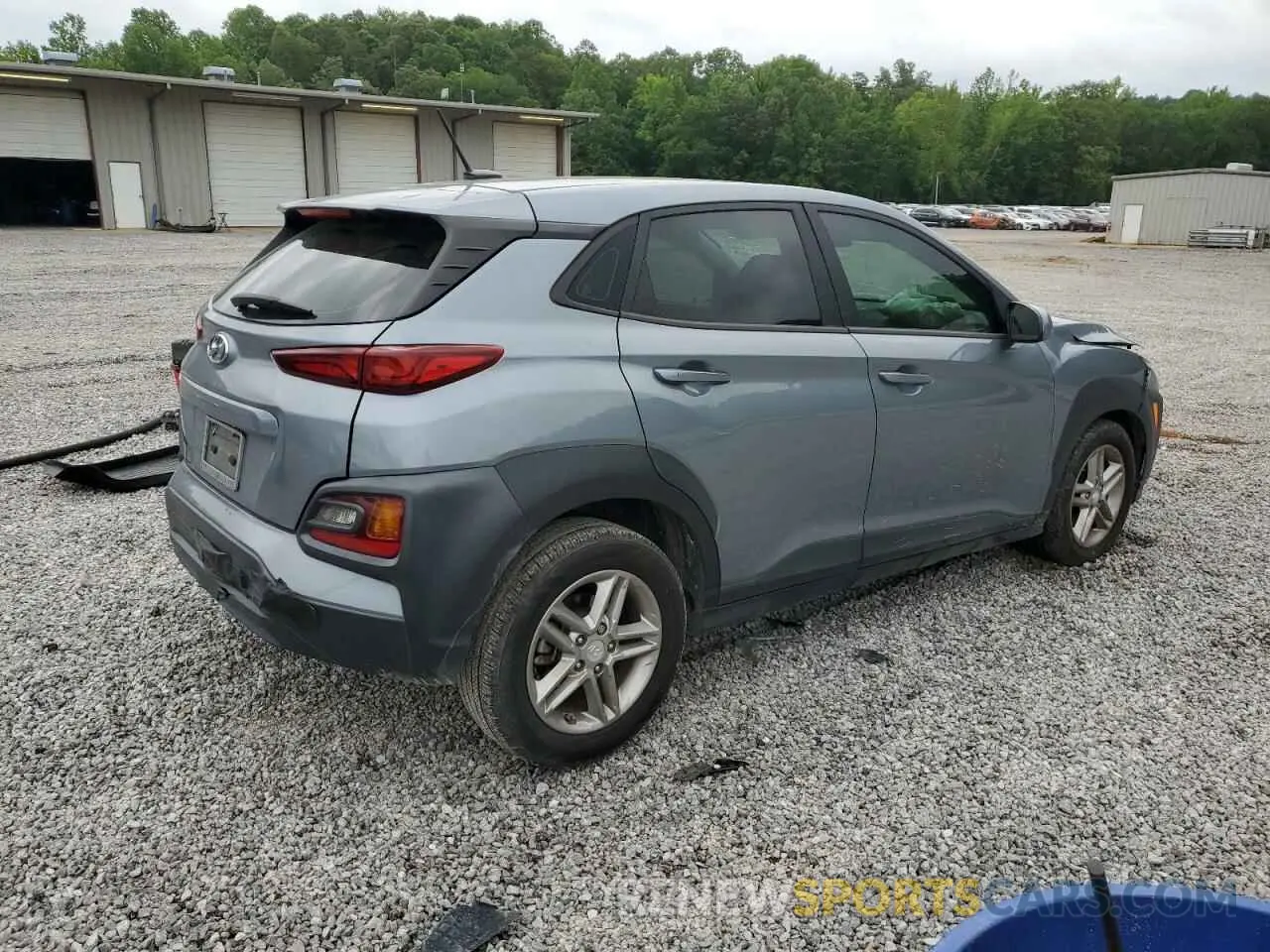 3 Photograph of a damaged car KM8K12AA6LU543614 HYUNDAI KONA 2020