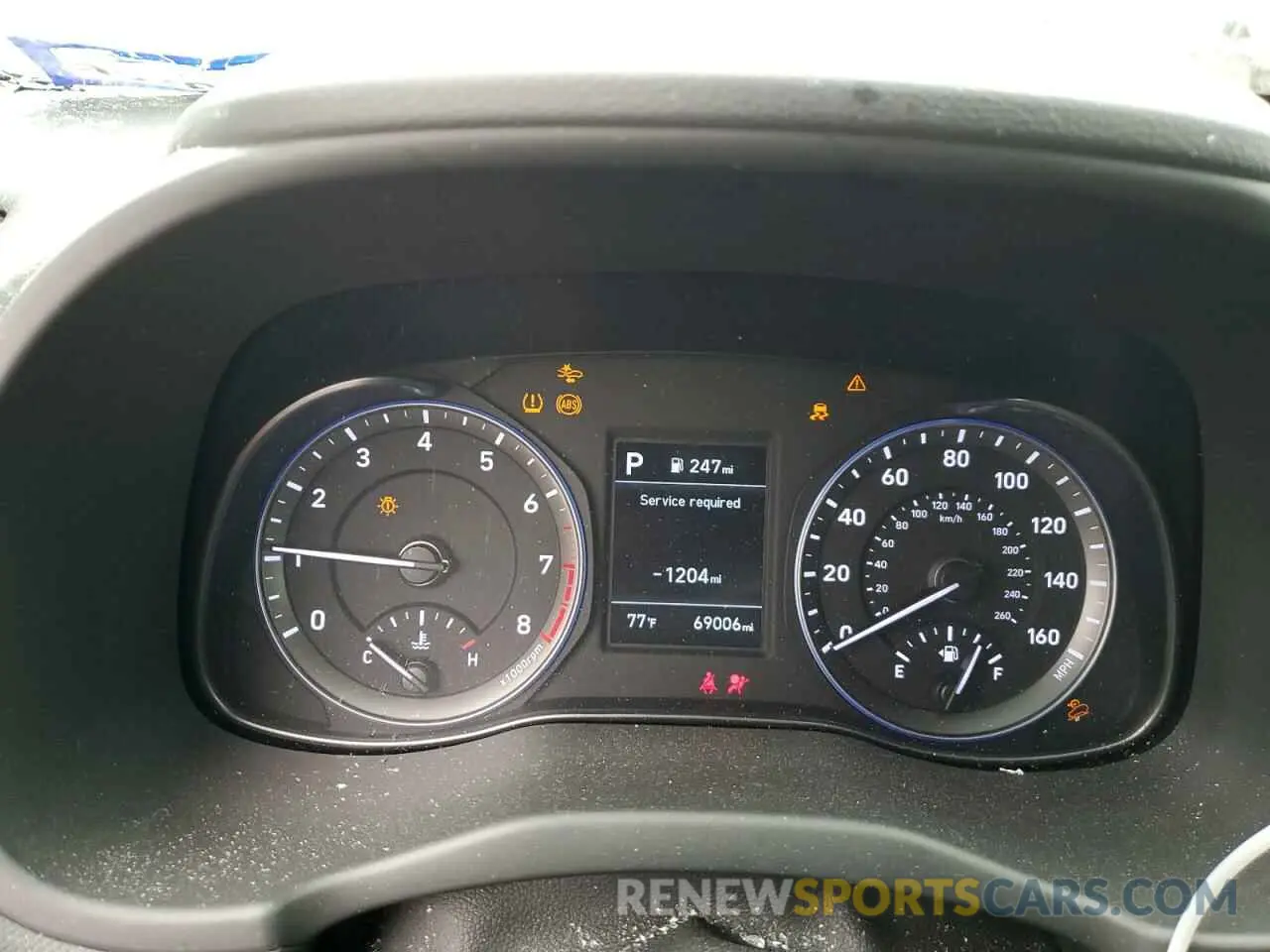 9 Photograph of a damaged car KM8K12AA6LU543614 HYUNDAI KONA 2020