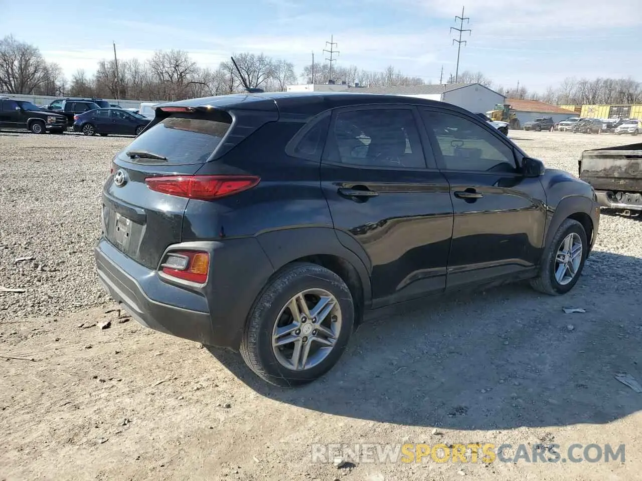 3 Photograph of a damaged car KM8K12AA8LU404276 HYUNDAI KONA 2020