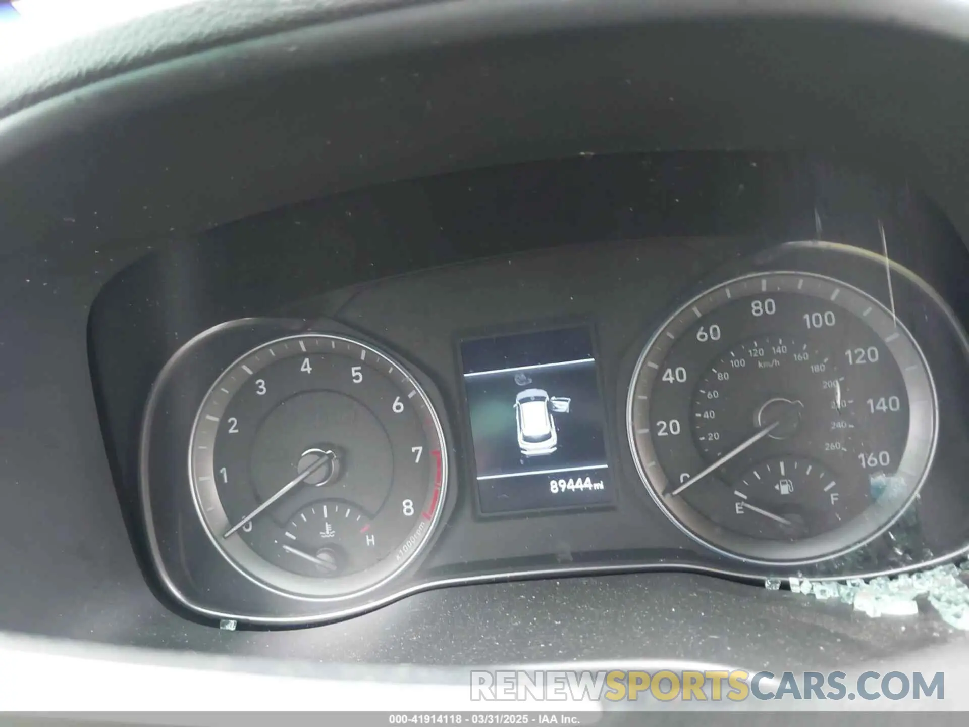7 Photograph of a damaged car KM8K12AA8LU441005 HYUNDAI KONA 2020