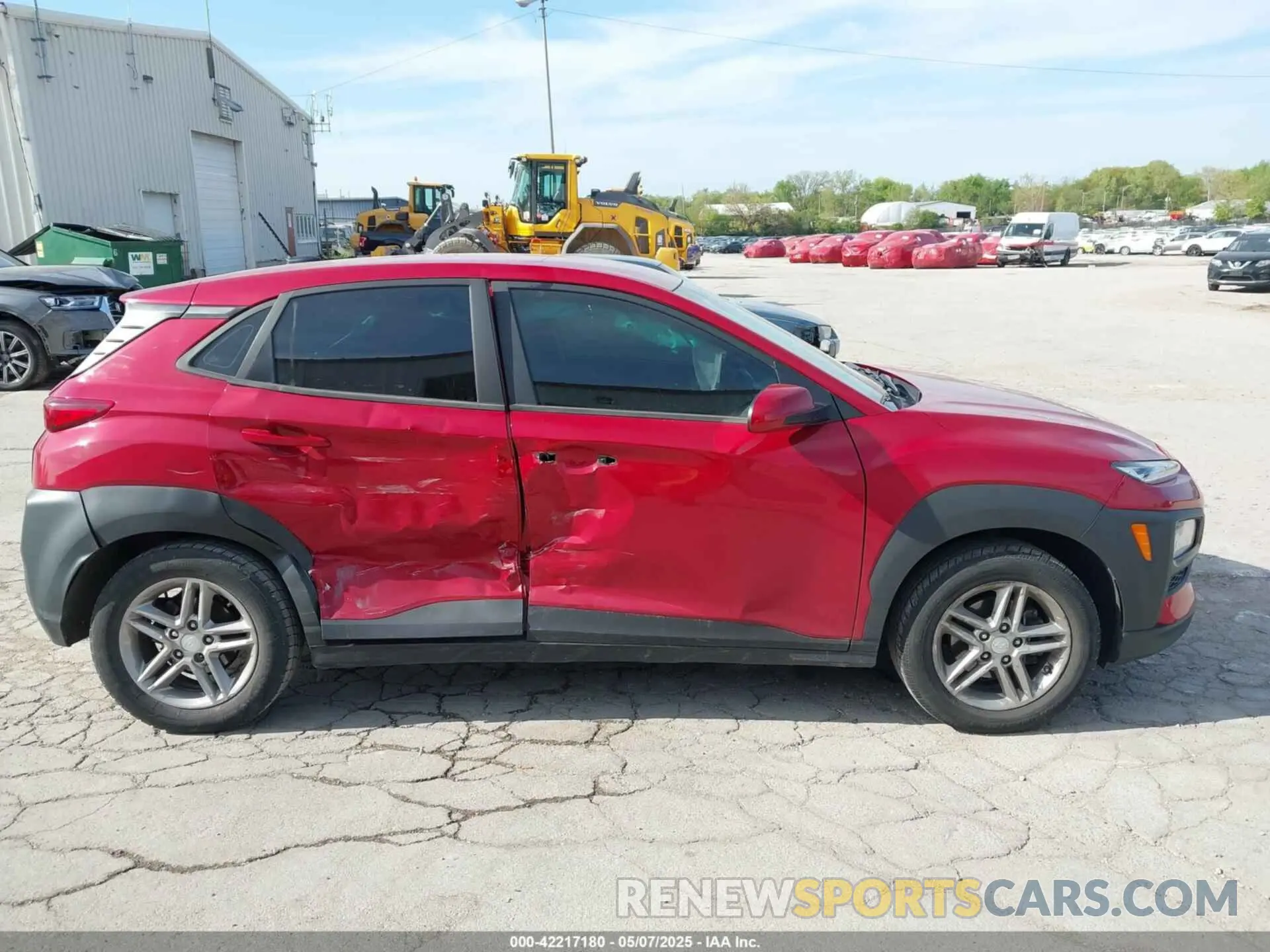 14 Photograph of a damaged car KM8K12AA8LU497087 HYUNDAI KONA 2020