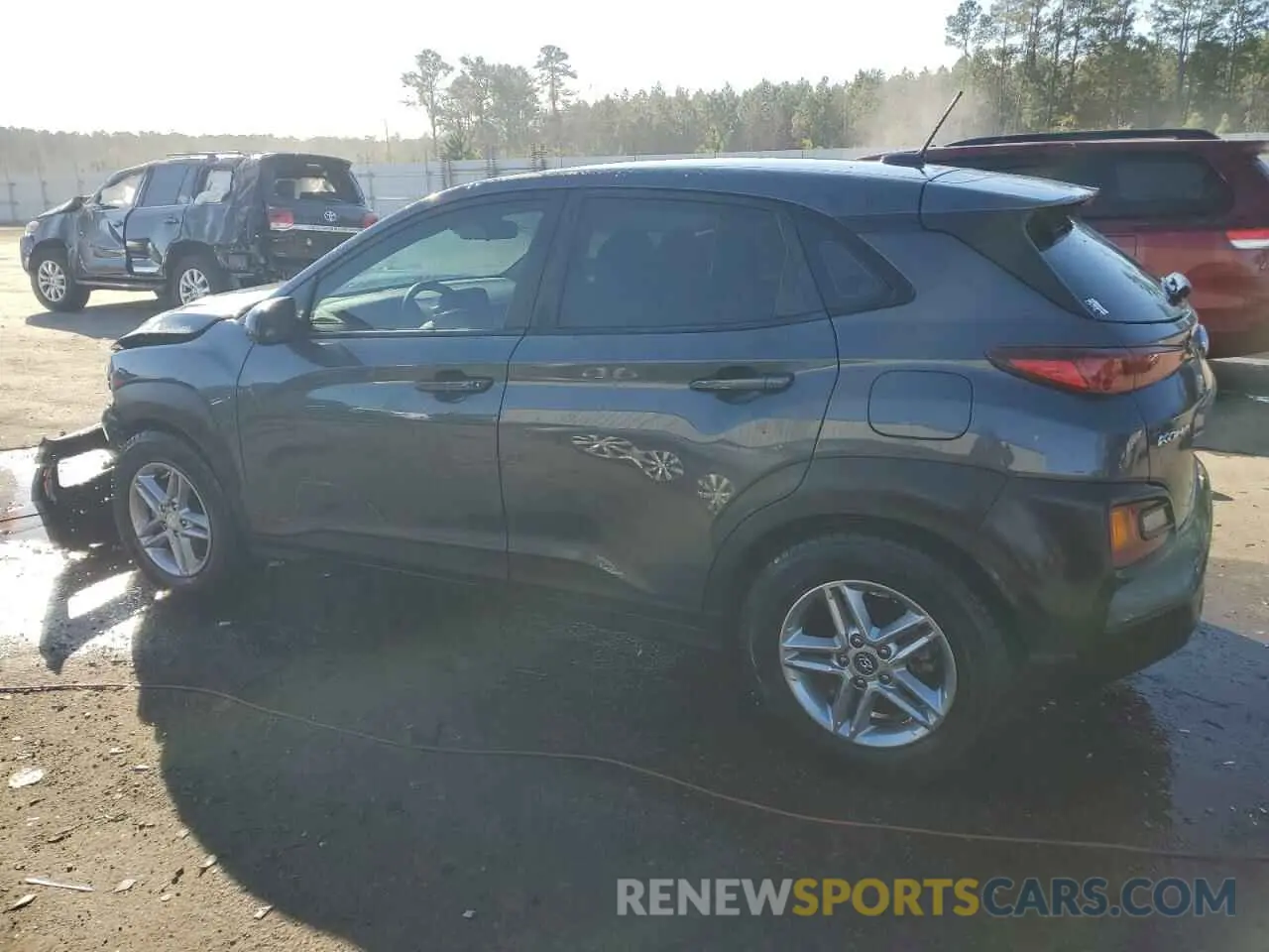 2 Photograph of a damaged car KM8K12AA8LU512882 HYUNDAI KONA 2020