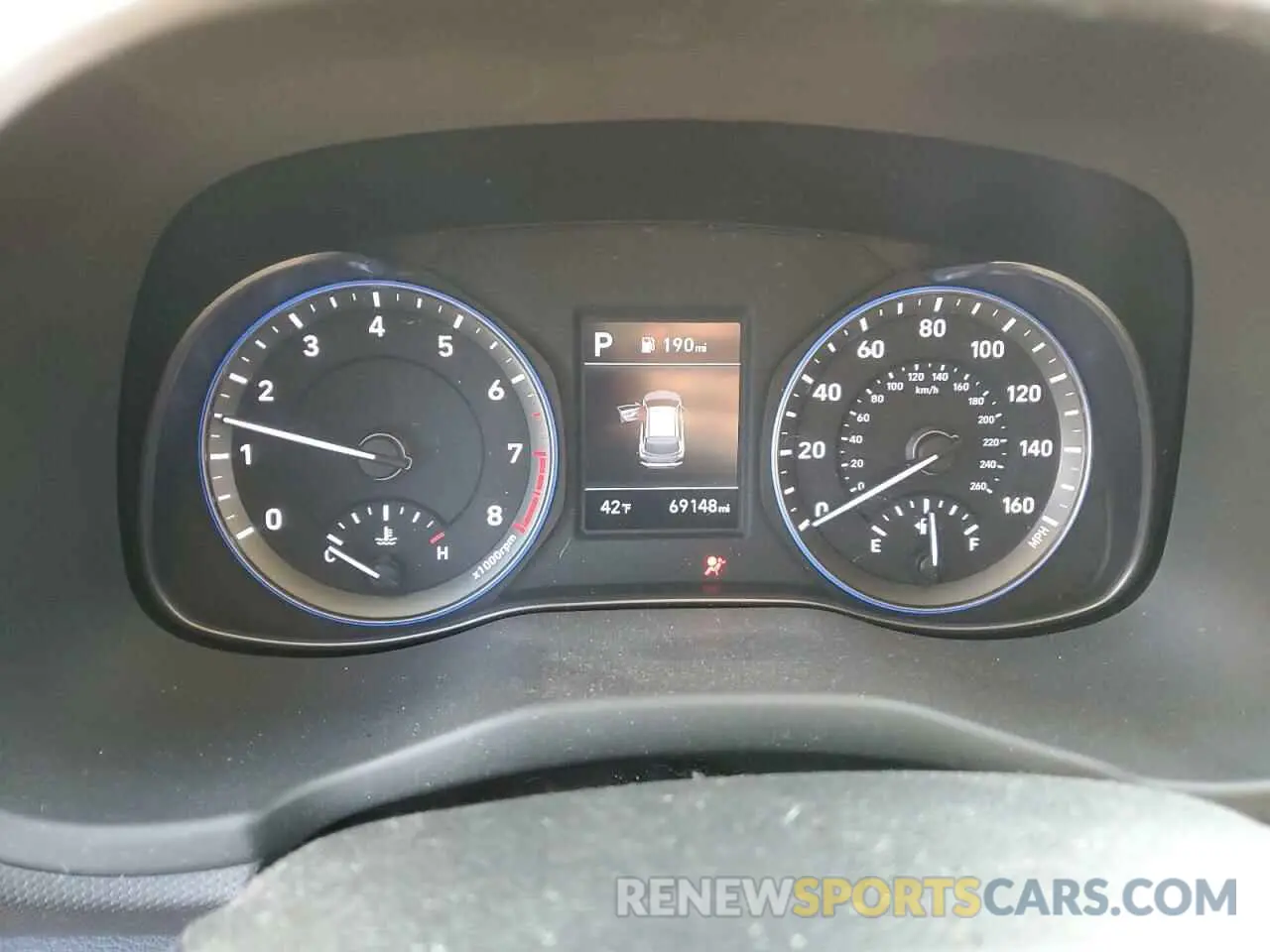 9 Photograph of a damaged car KM8K12AA8LU512882 HYUNDAI KONA 2020