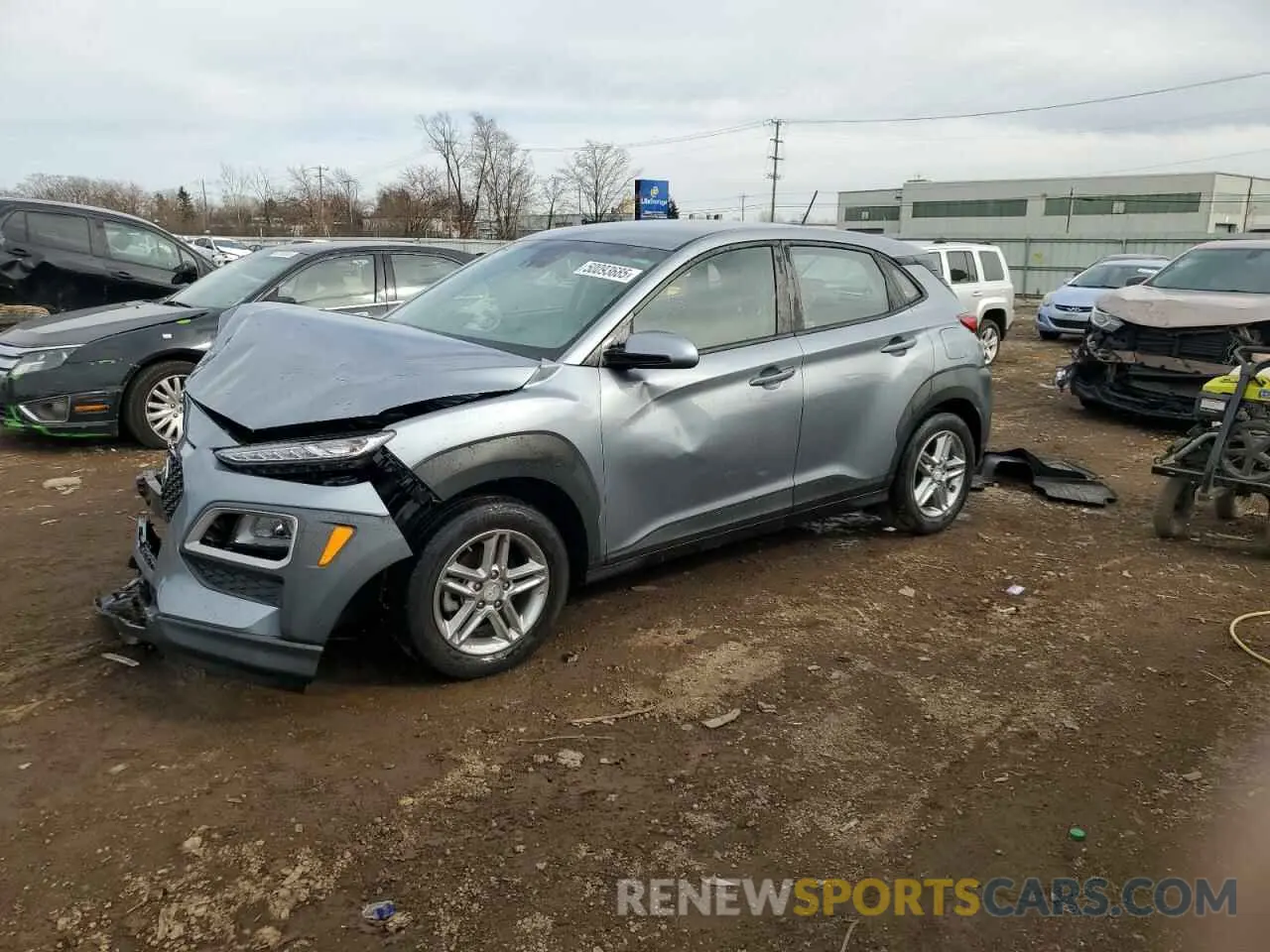 1 Photograph of a damaged car KM8K12AA8LU559216 HYUNDAI KONA 2020