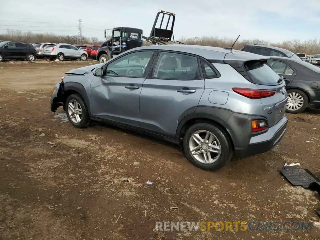 2 Photograph of a damaged car KM8K12AA8LU559216 HYUNDAI KONA 2020