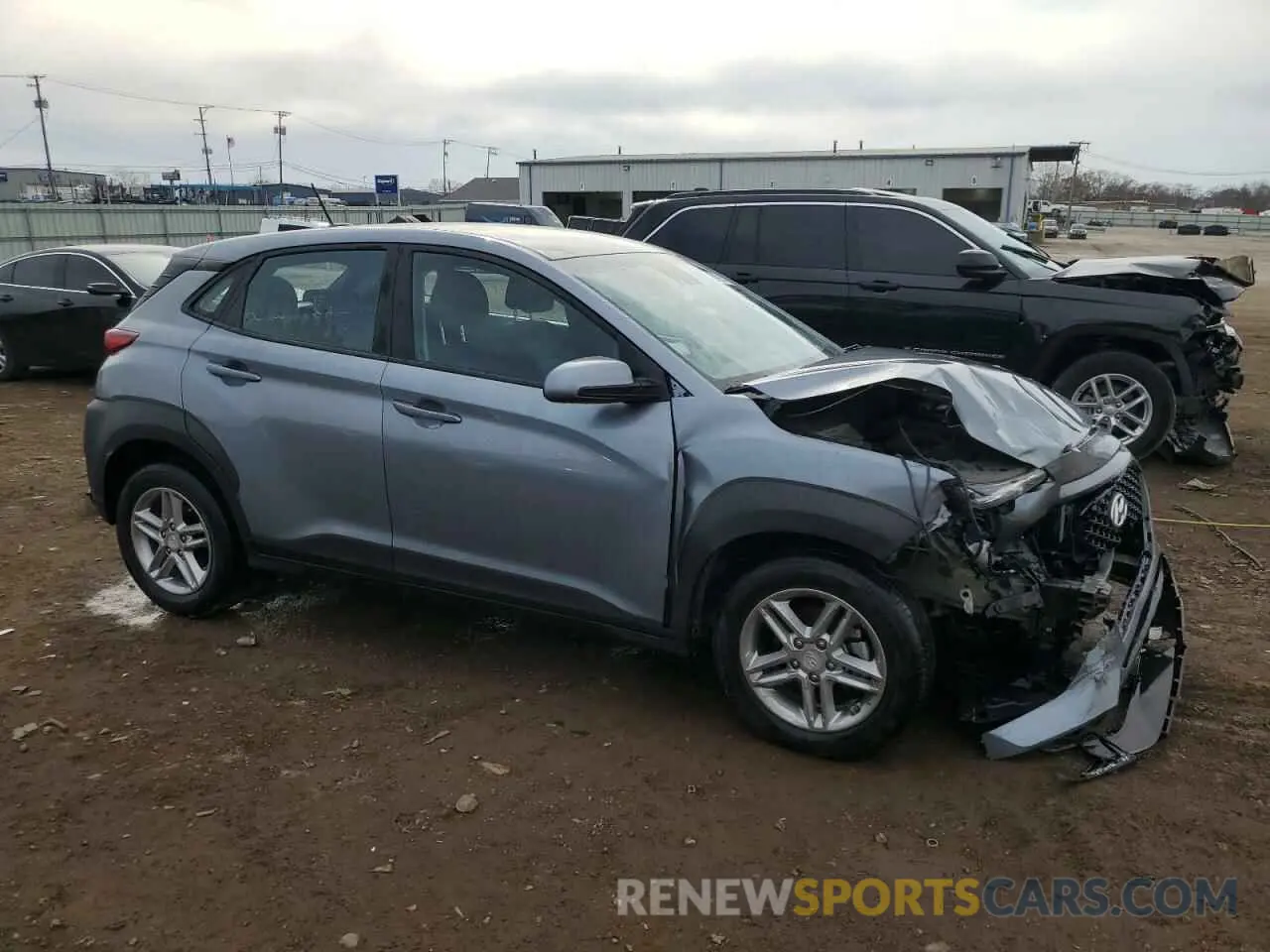 4 Photograph of a damaged car KM8K12AA8LU559216 HYUNDAI KONA 2020