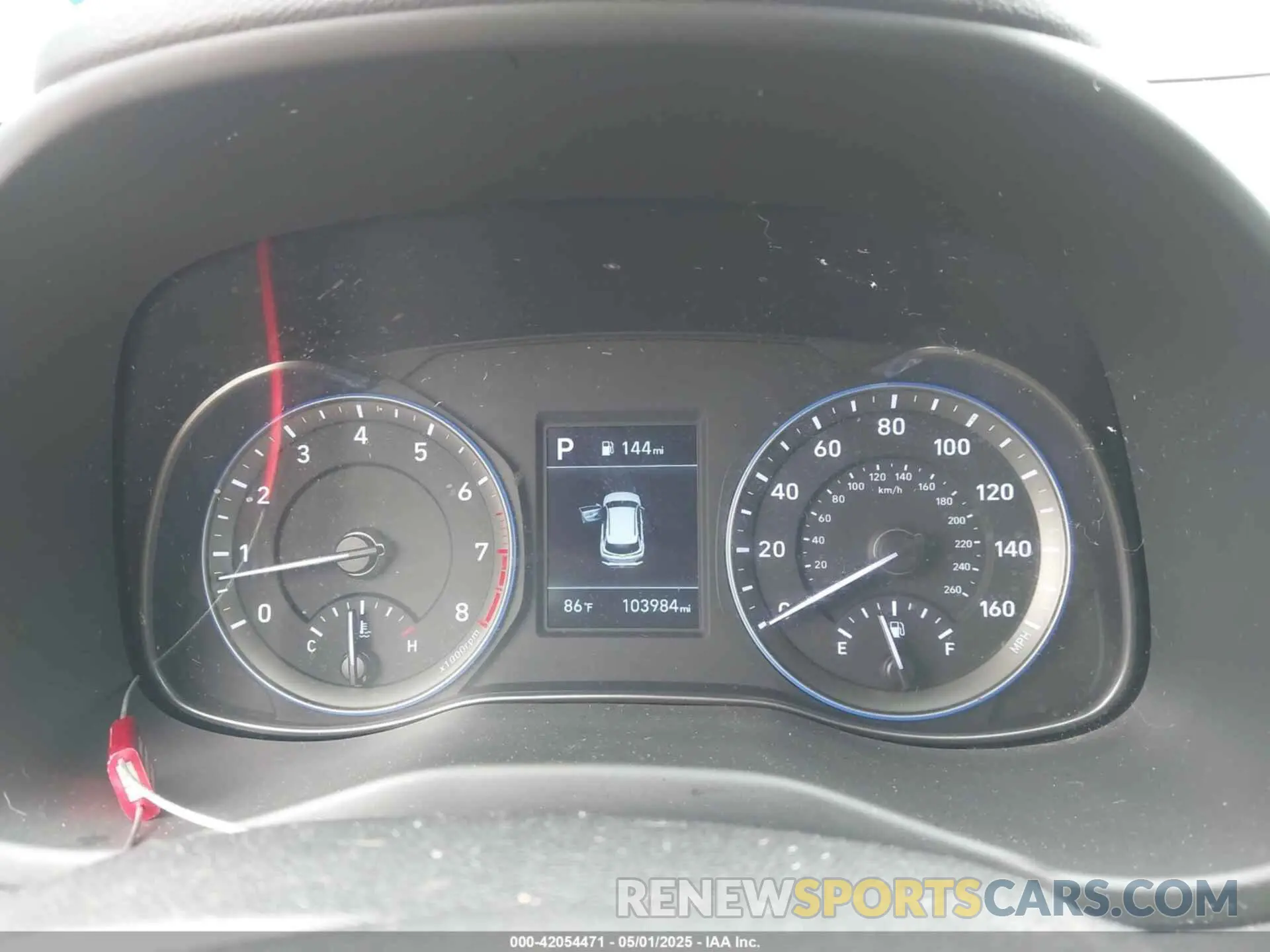 7 Photograph of a damaged car KM8K12AA8LU572077 HYUNDAI KONA 2020