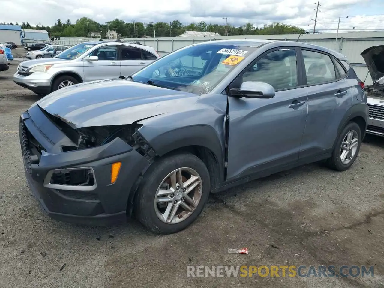 1 Photograph of a damaged car KM8K12AA9LU425816 HYUNDAI KONA 2020