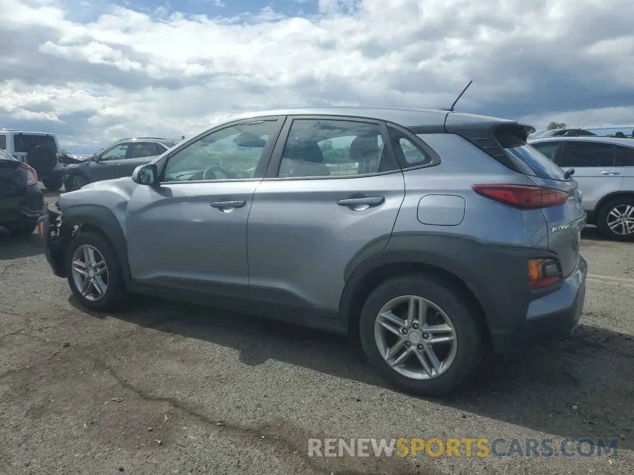 2 Photograph of a damaged car KM8K12AA9LU425816 HYUNDAI KONA 2020