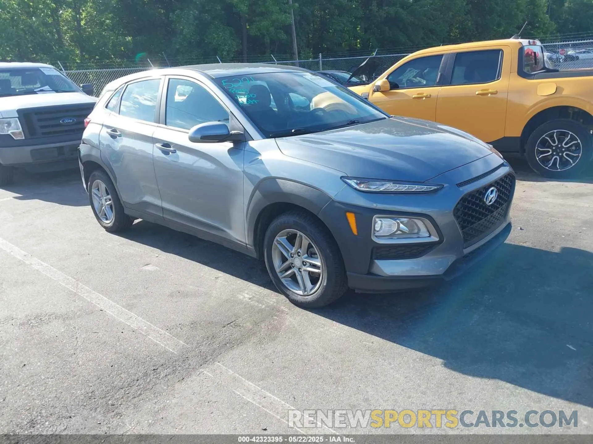 1 Photograph of a damaged car KM8K12AA9LU518187 HYUNDAI KONA 2020