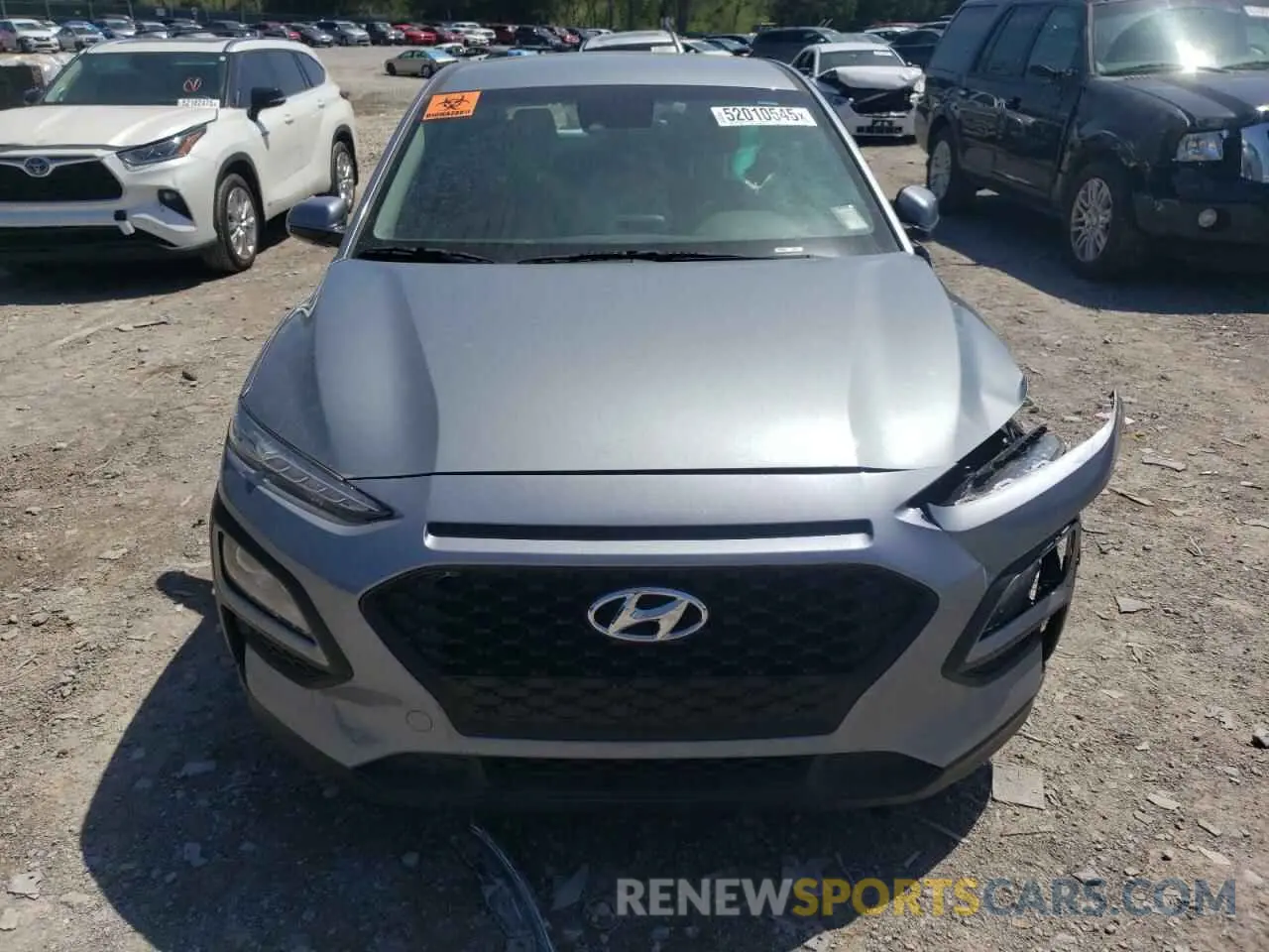 5 Photograph of a damaged car KM8K12AAXLU445430 HYUNDAI KONA 2020